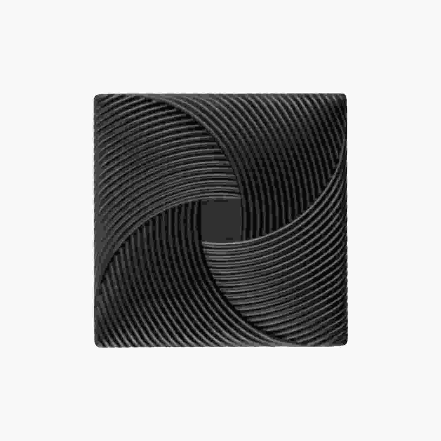 3-1/2 Inch Square Bijou Tempest Square Knob