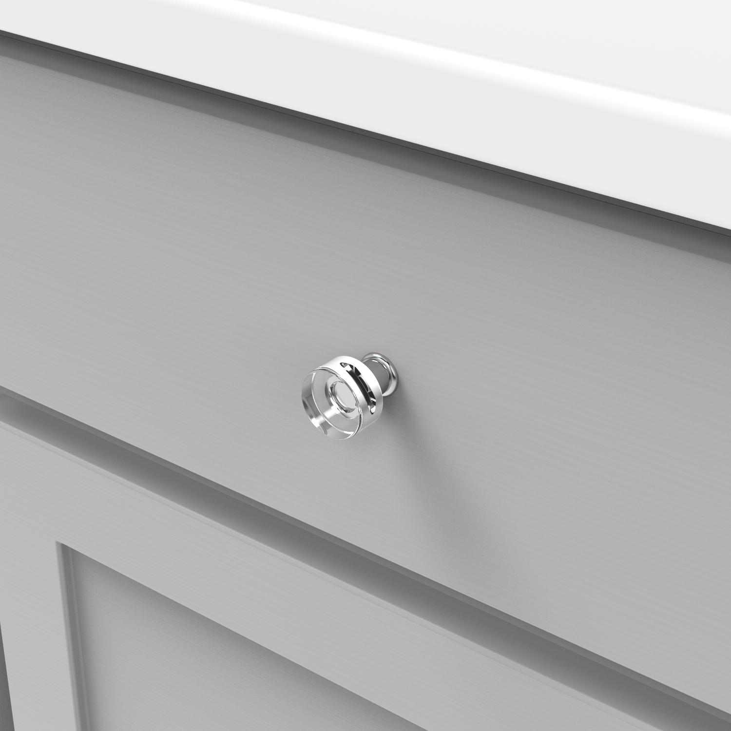 Hickory P3708, 1 Inch Diameter Midway Knob