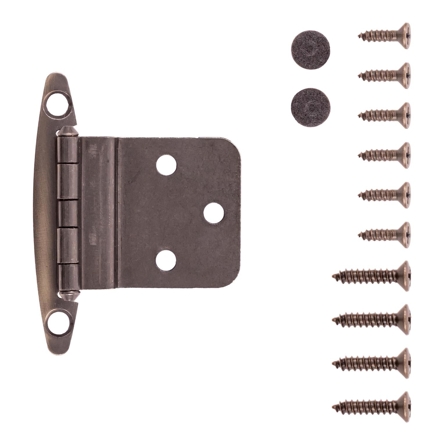Hickory P140, Hickory Hardware Surface Mount Hinge – P140 Series (All Finishes)