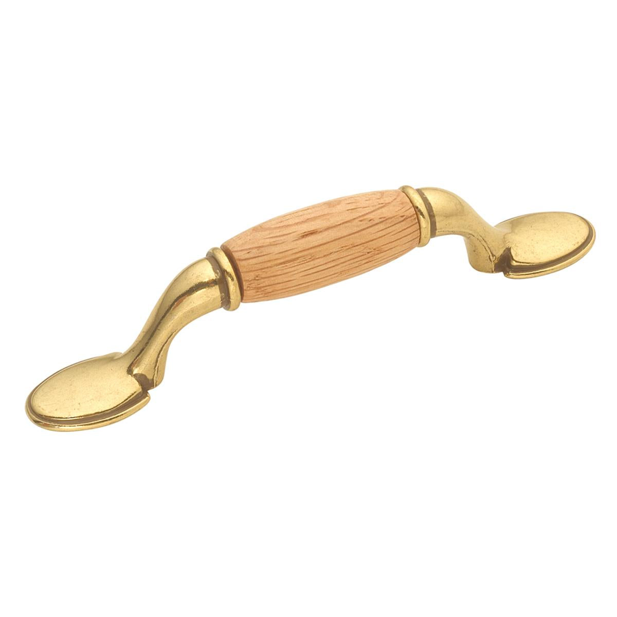 Hickory P749, 3 InchWoodgrain Pull