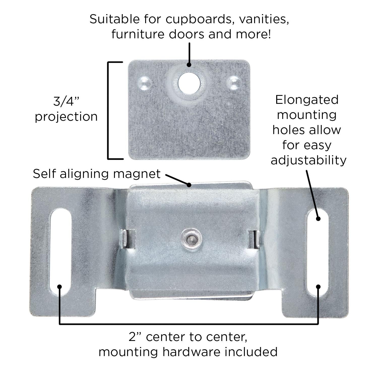 Hickory P149, 2 Inch Center to Center Catches