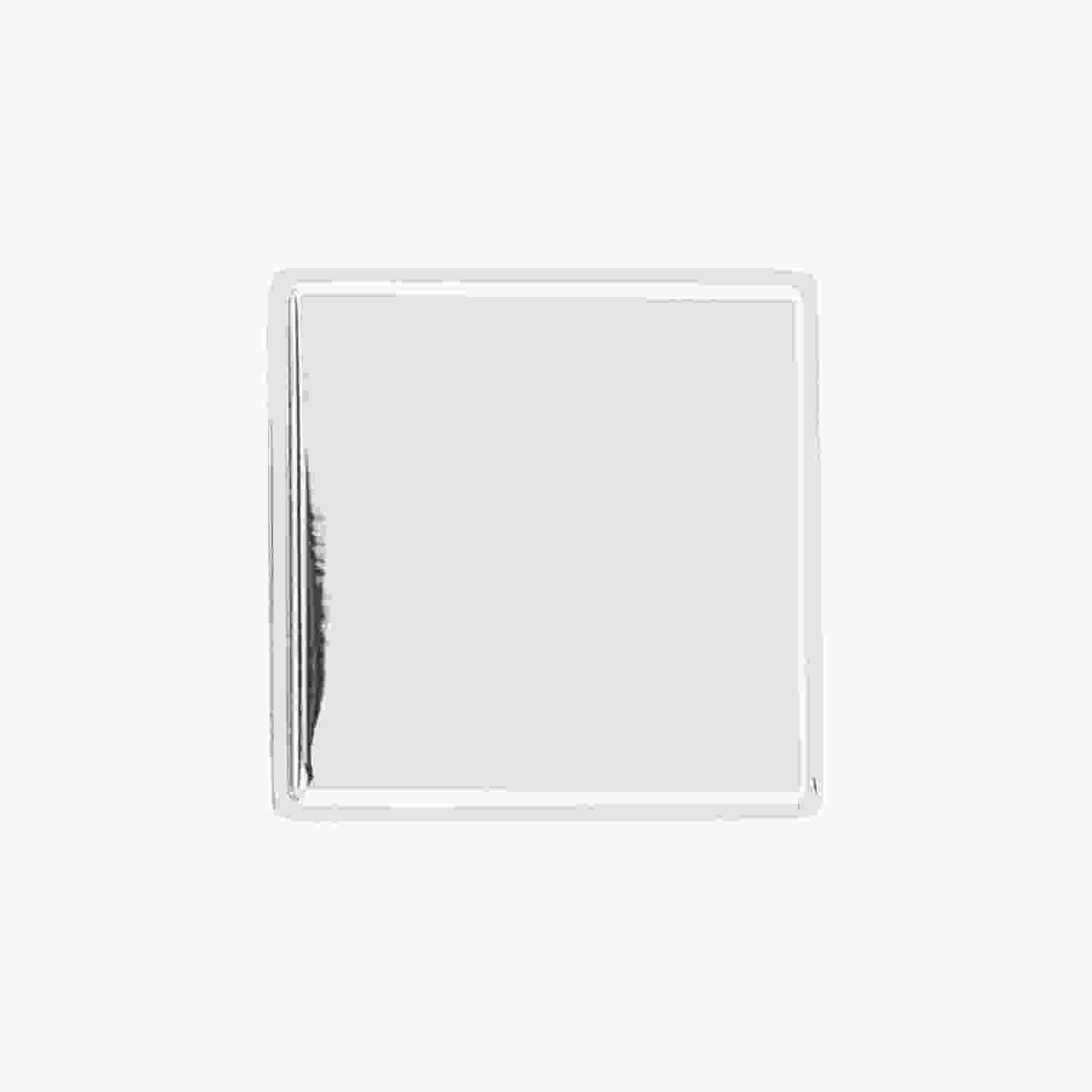1-3/8 Inch Square Brownstone Square Knob