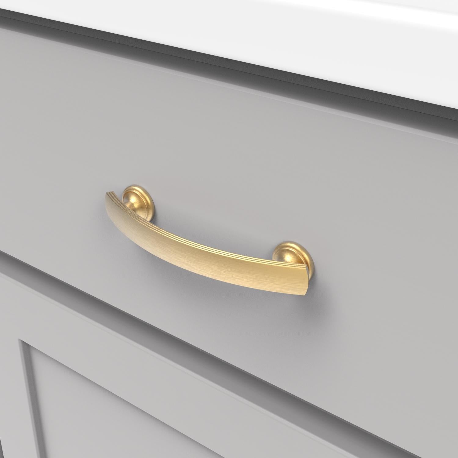 Hickory P2141, 3-3/4 Inch (96mm) American Diner Pull