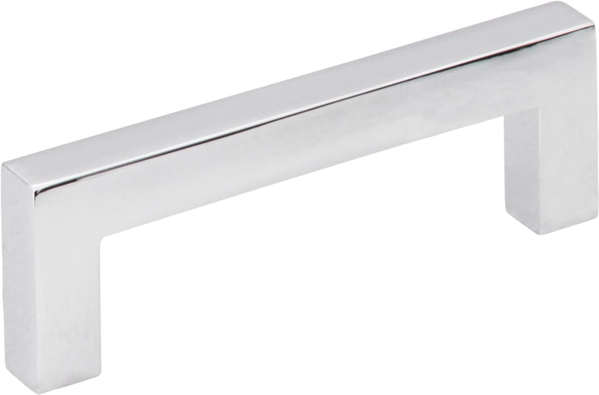 Hardware Resources 3" Center-to-Center Satin Nickel Square Asher Cabinet Pull