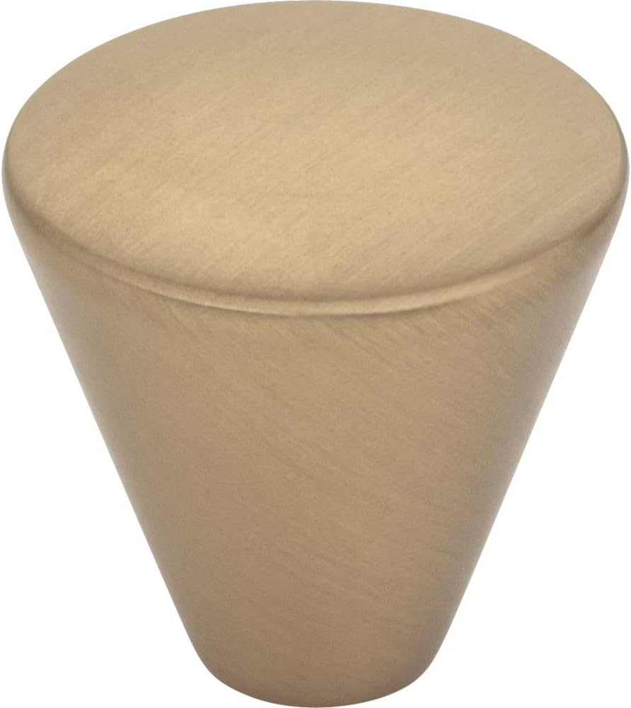 Hardware Resources 1" Diameter Satin Nickel Conical Sedona Cabinet Knob