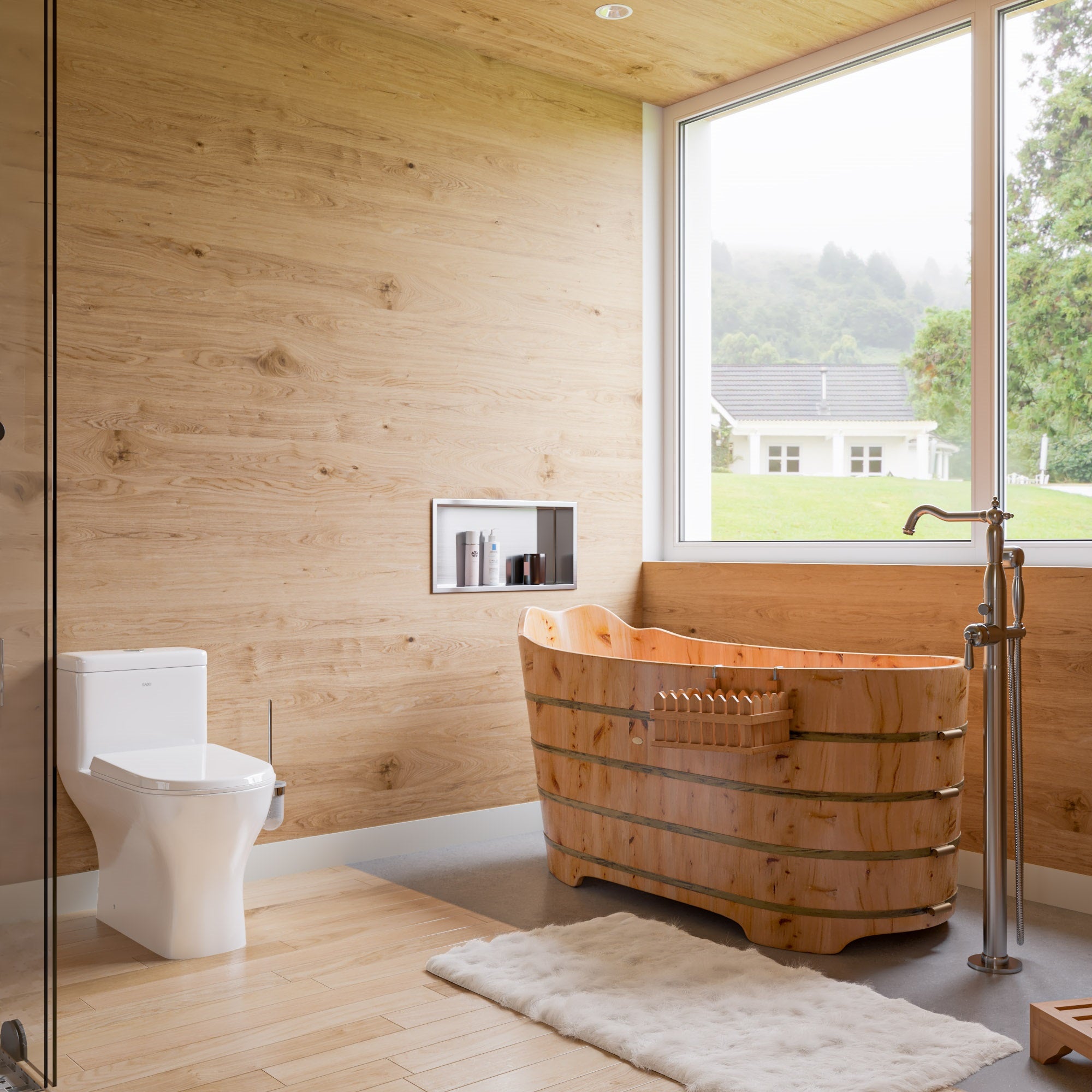 EAGO TB353 DUAL FLUSH ONE PIECE ECO-FRIENDLY HIGH EFFICIENCY LOW FLUSH CERAMIC TOILET