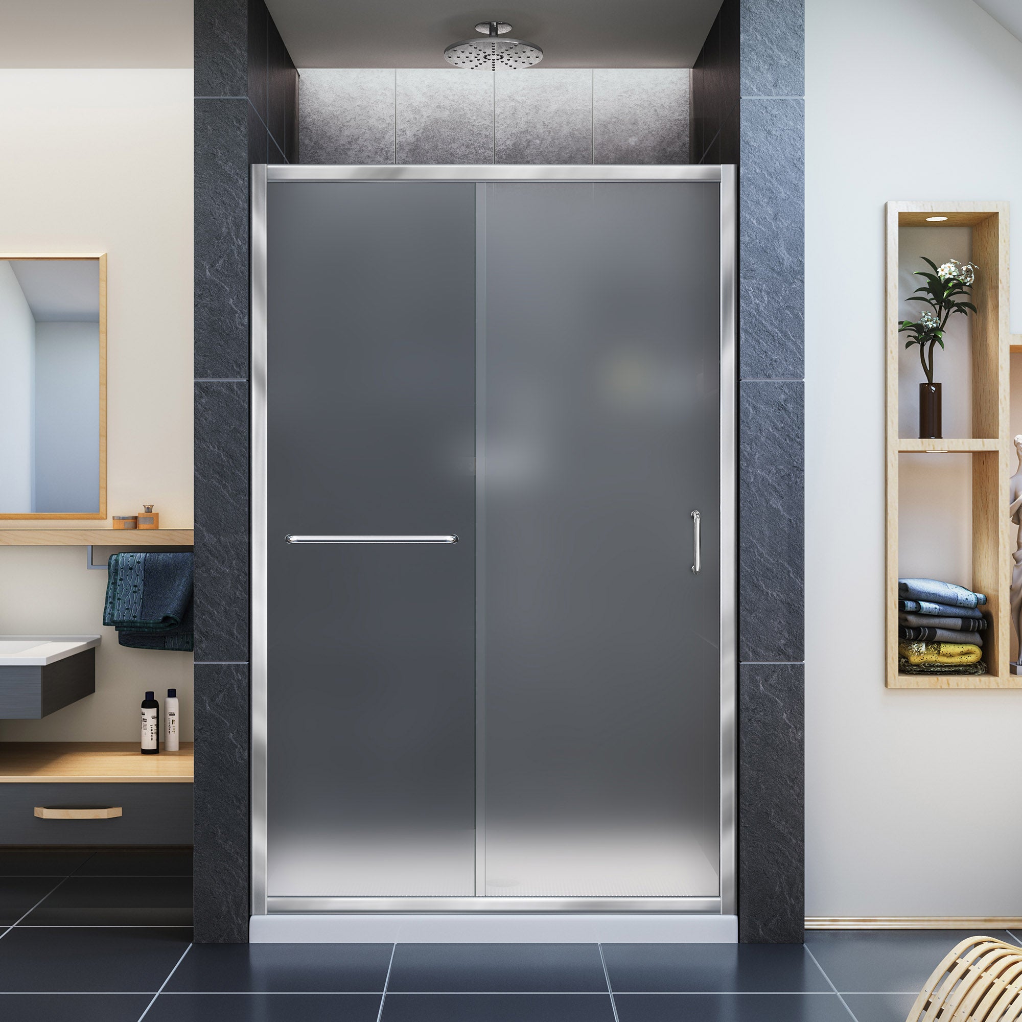 DreamLine Infinity-Z 48" W Shower Door and Base
