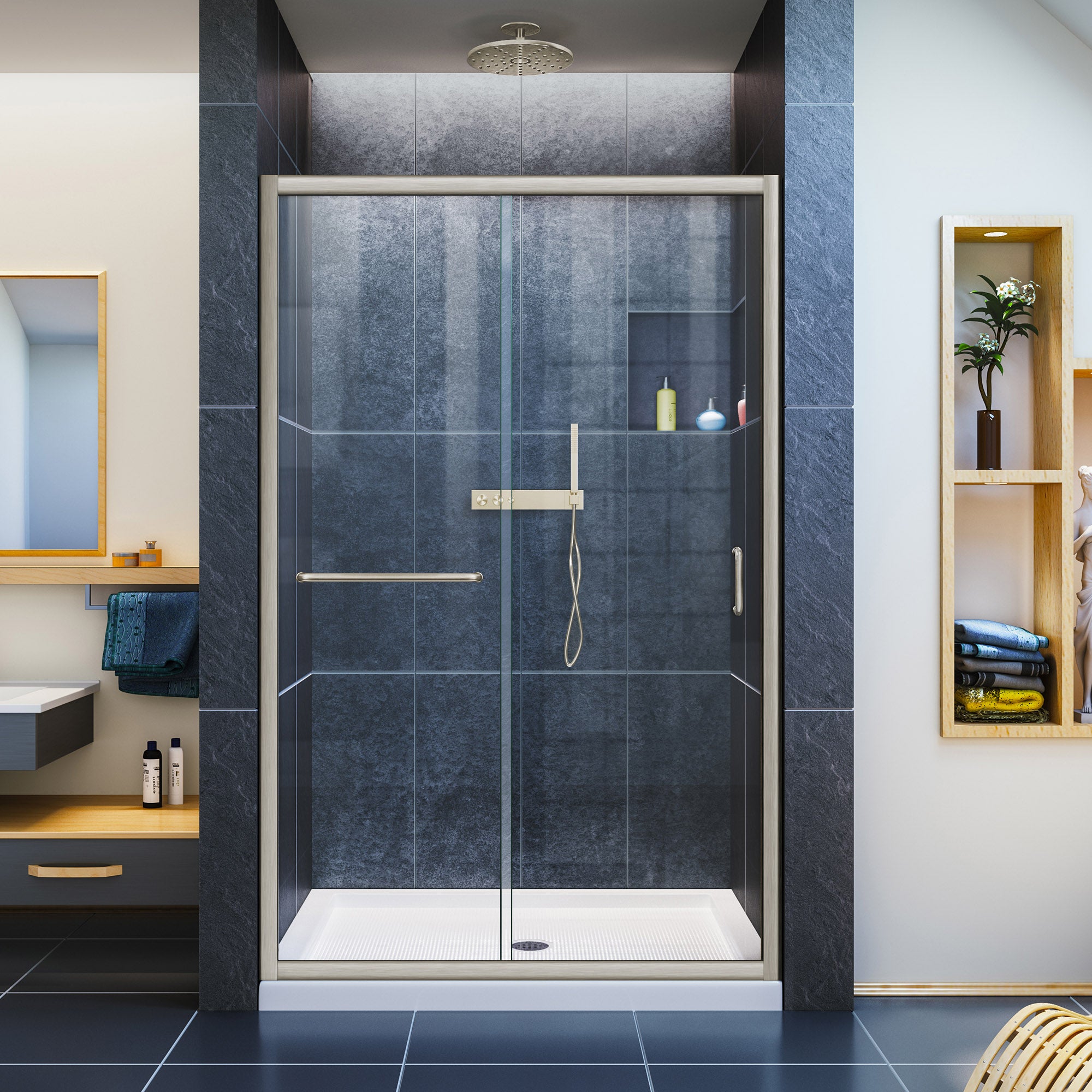 DreamLine Infinity-Z 48" W Shower Door and Base