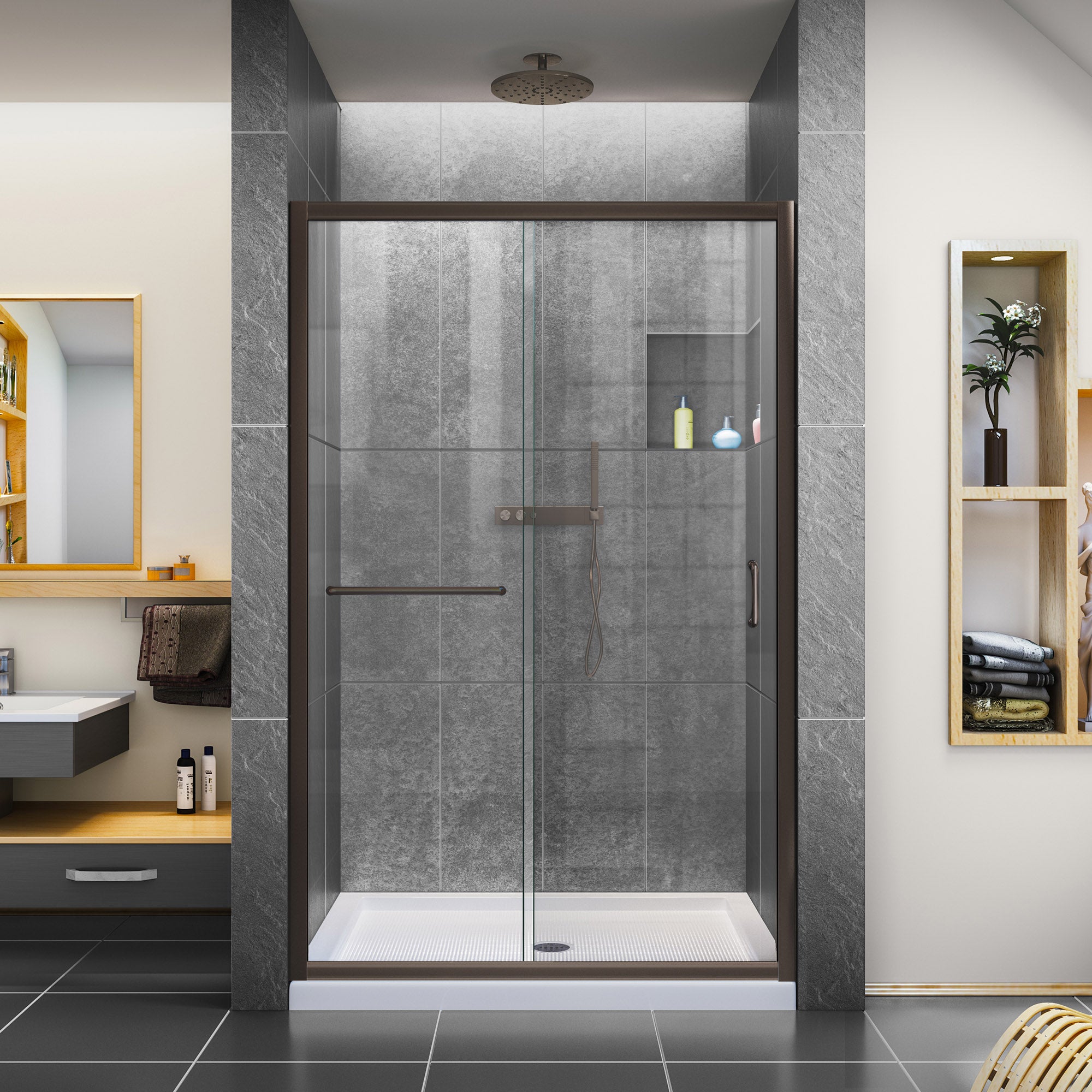 DreamLine Infinity-Z 48" W Shower Door and Base