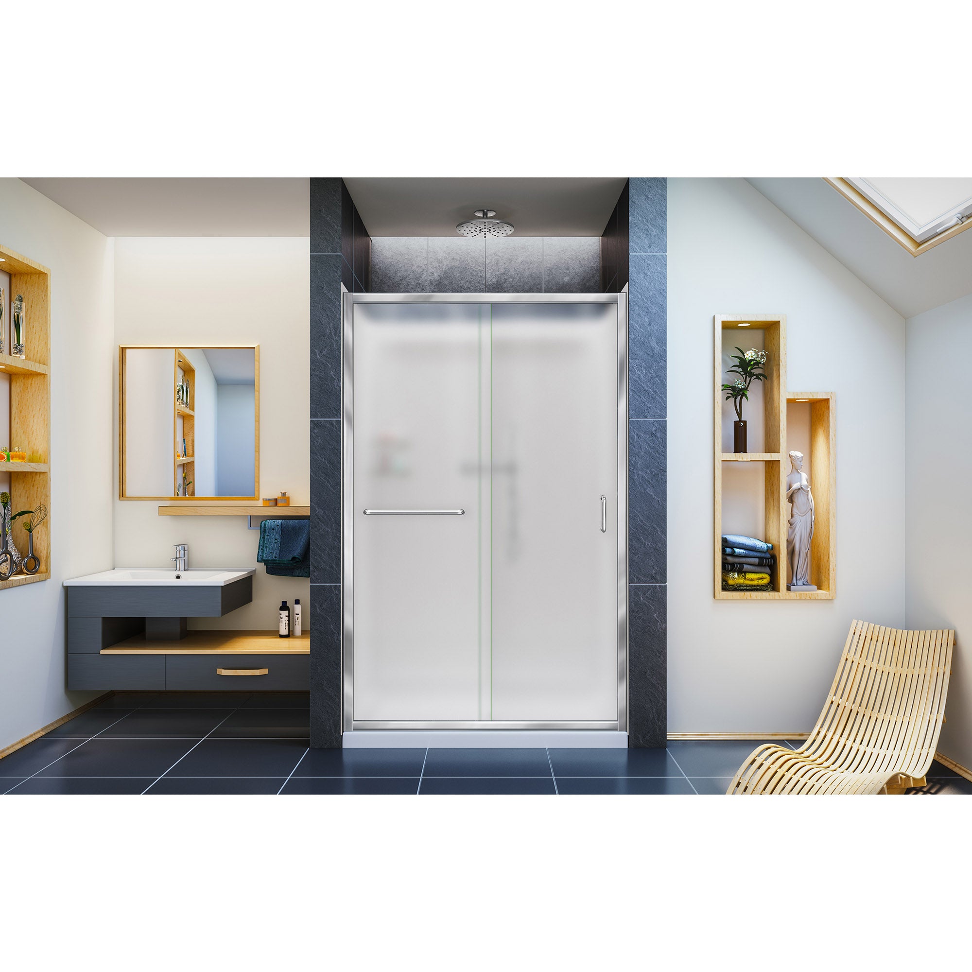 DreamLine Infinity-Z 48" W Shower Door Kit