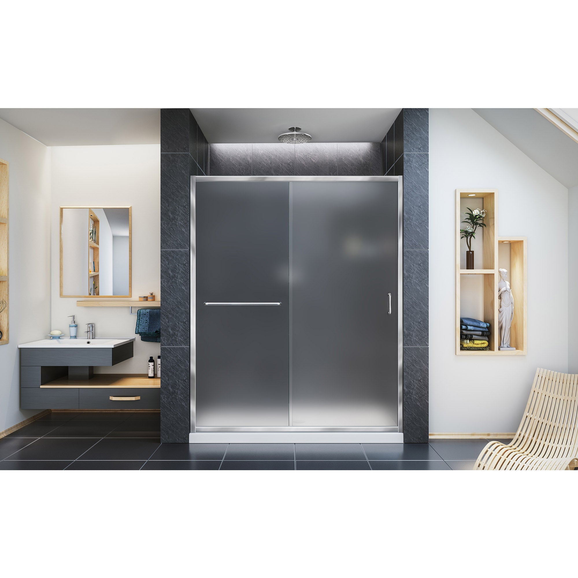 DreamLine Infinity-Z 60" W Shower Door and Base