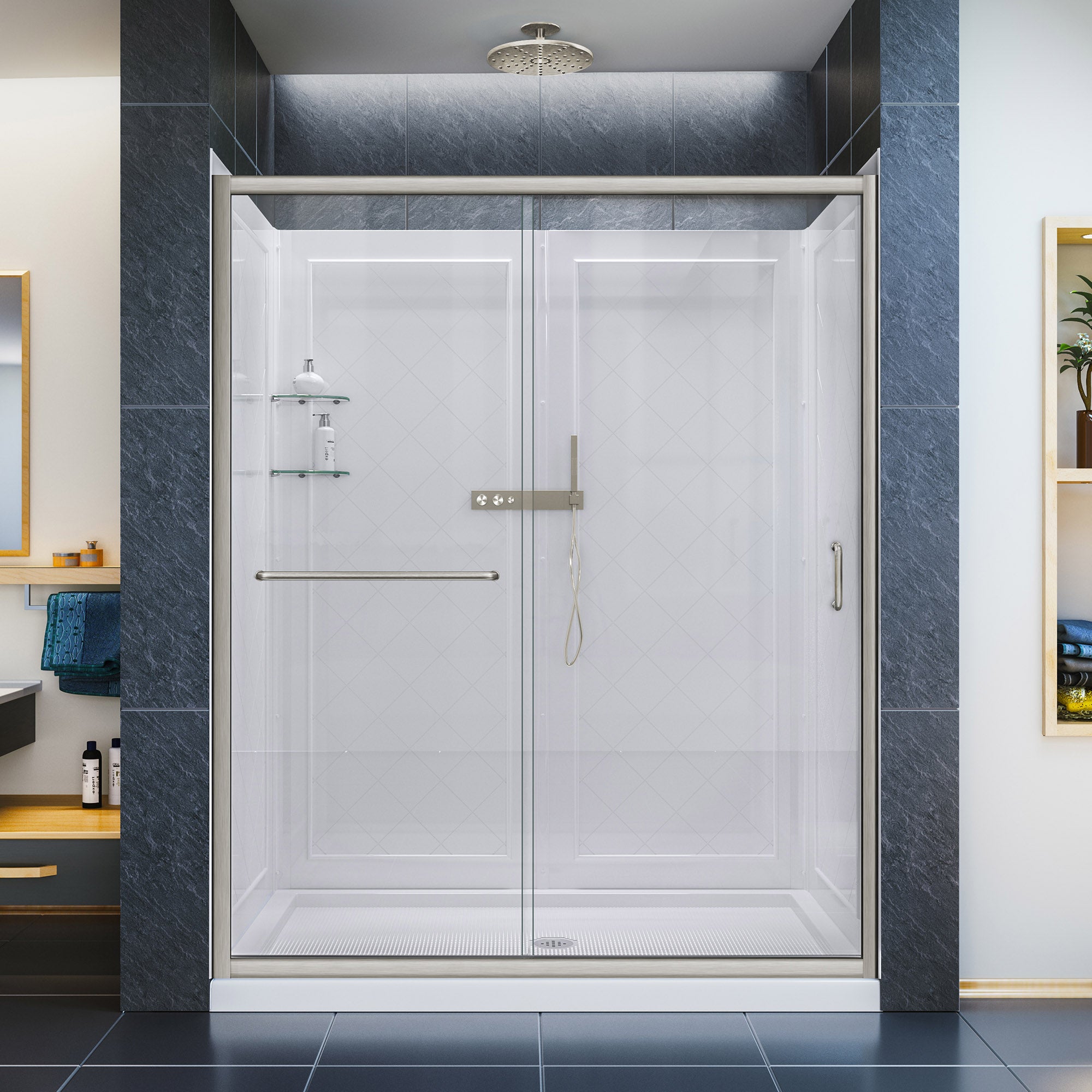 DreamLine Infinity-Z 60" W Shower Door Kit