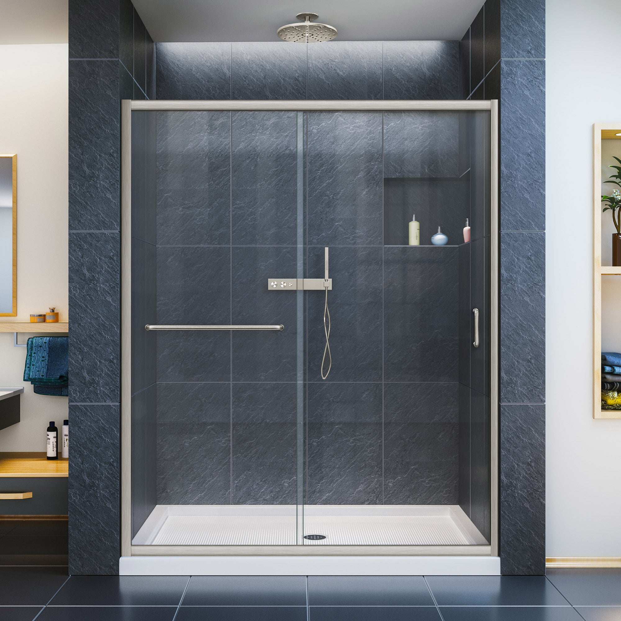 DreamLine Infinity-Z 60" W Shower Door and Base