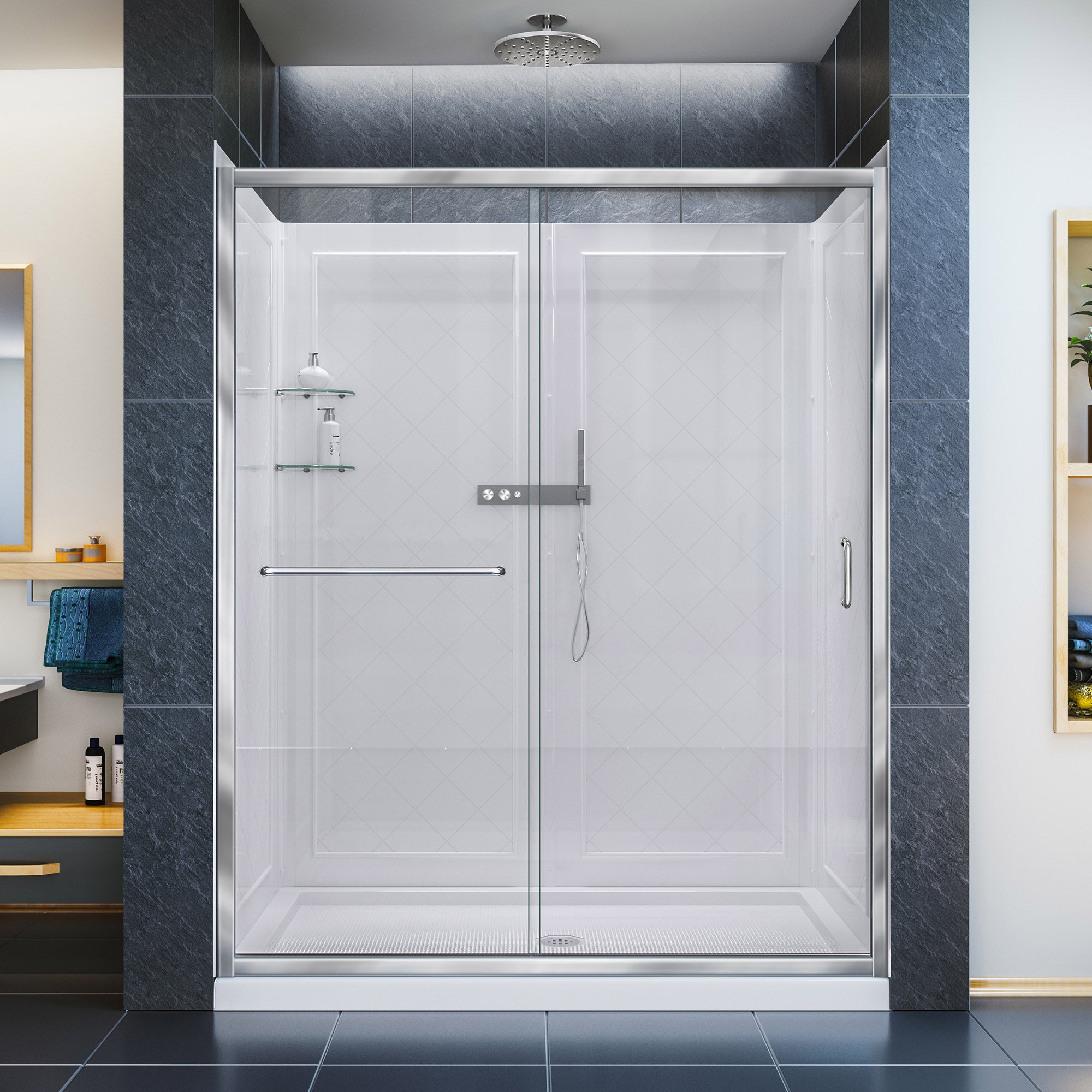 DreamLine Infinity-Z 60" W Shower Door Kit