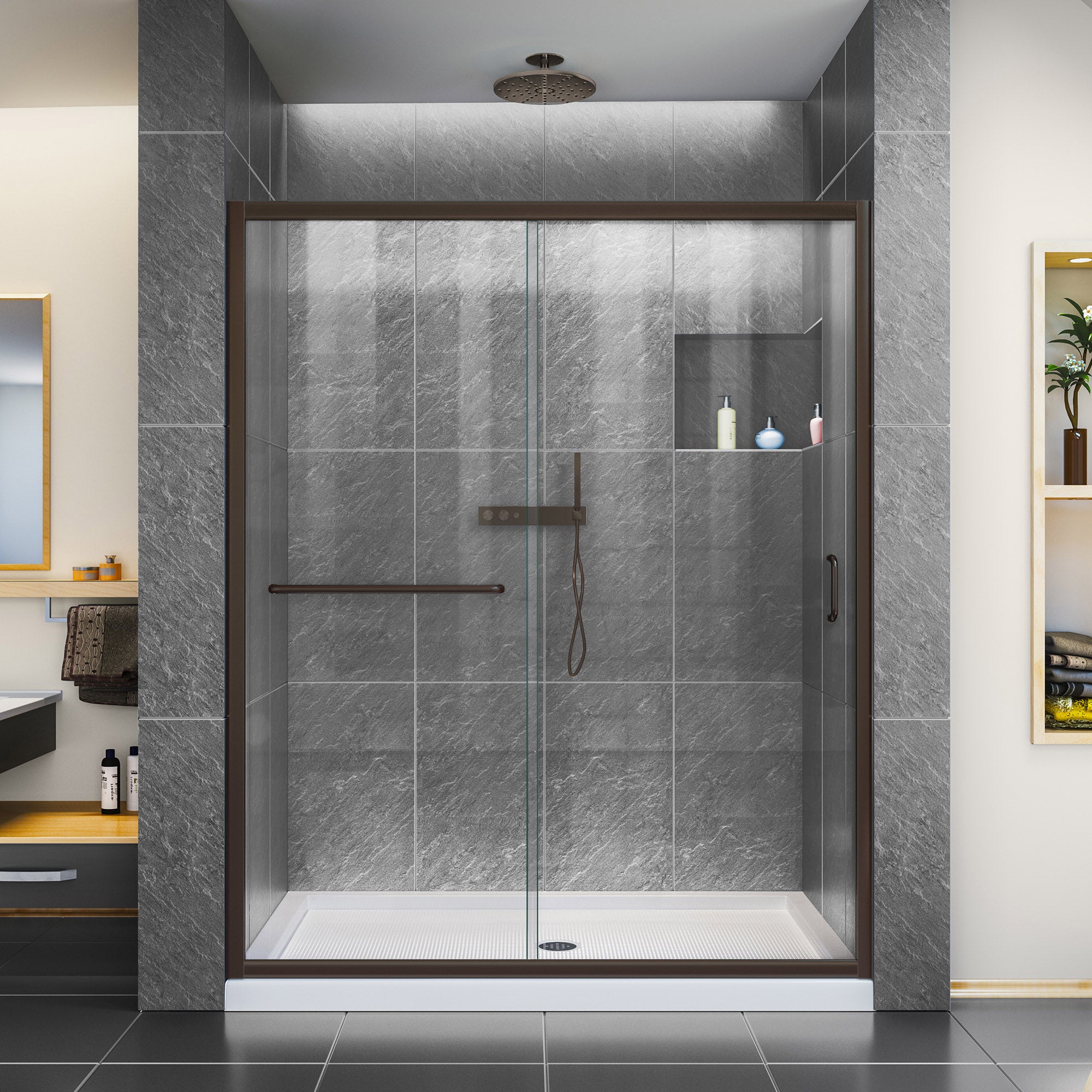 DreamLine Infinity-Z 60" W Shower Door and Base