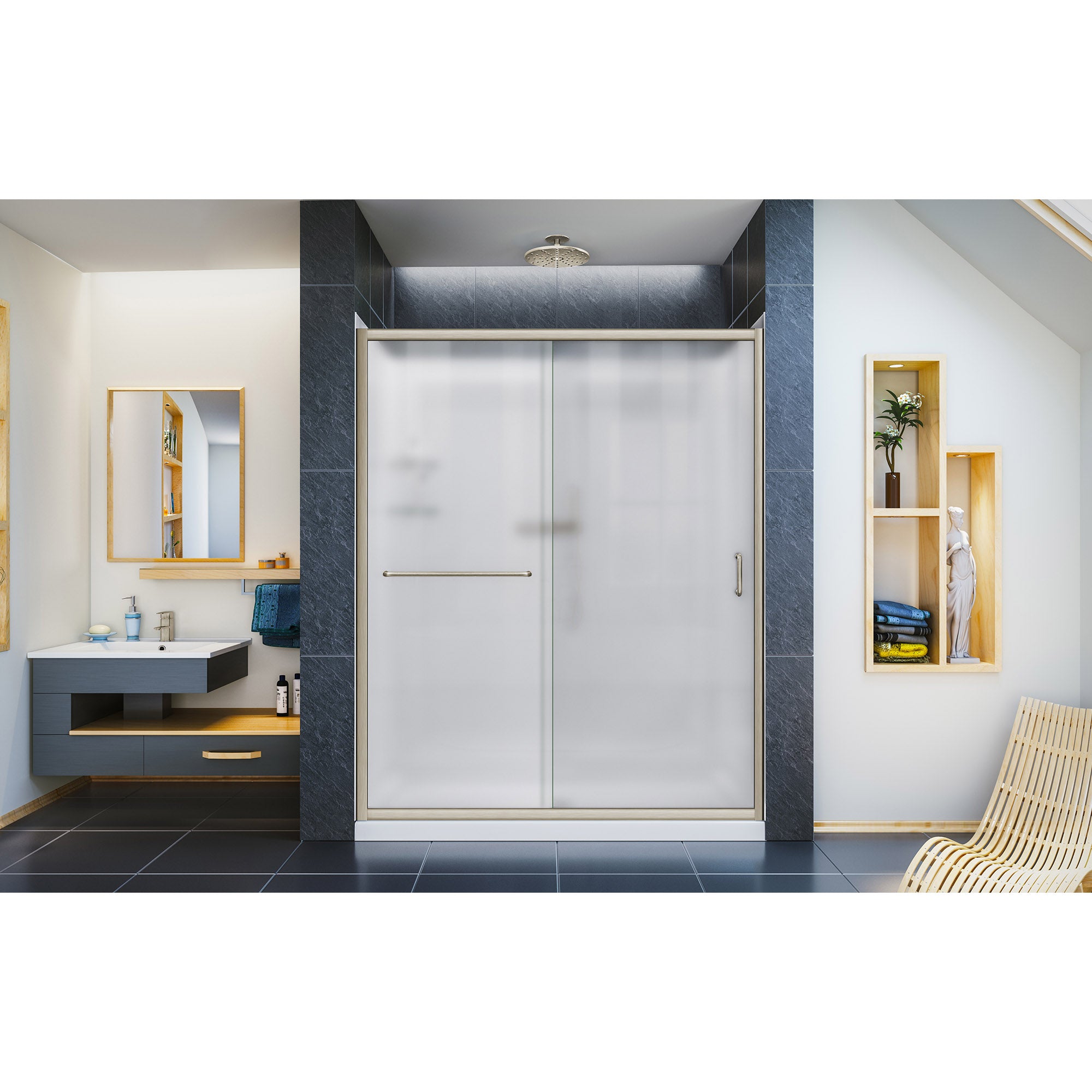 DreamLine Infinity-Z 60" W Shower Door Kit