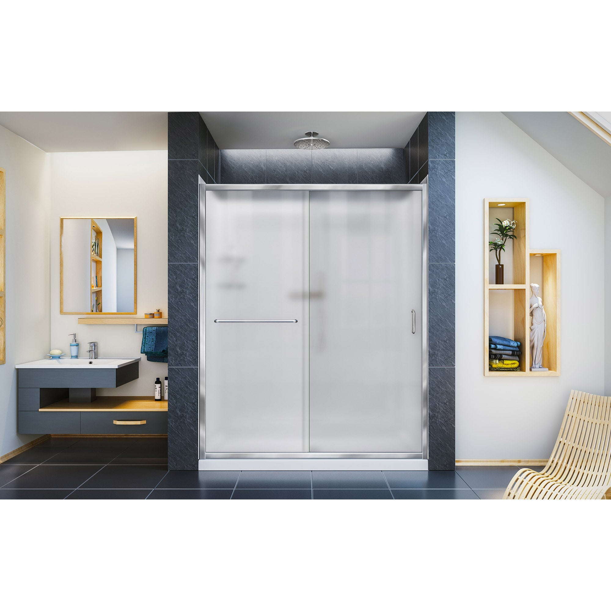 DreamLine Infinity-Z 60" W Shower Door Kit