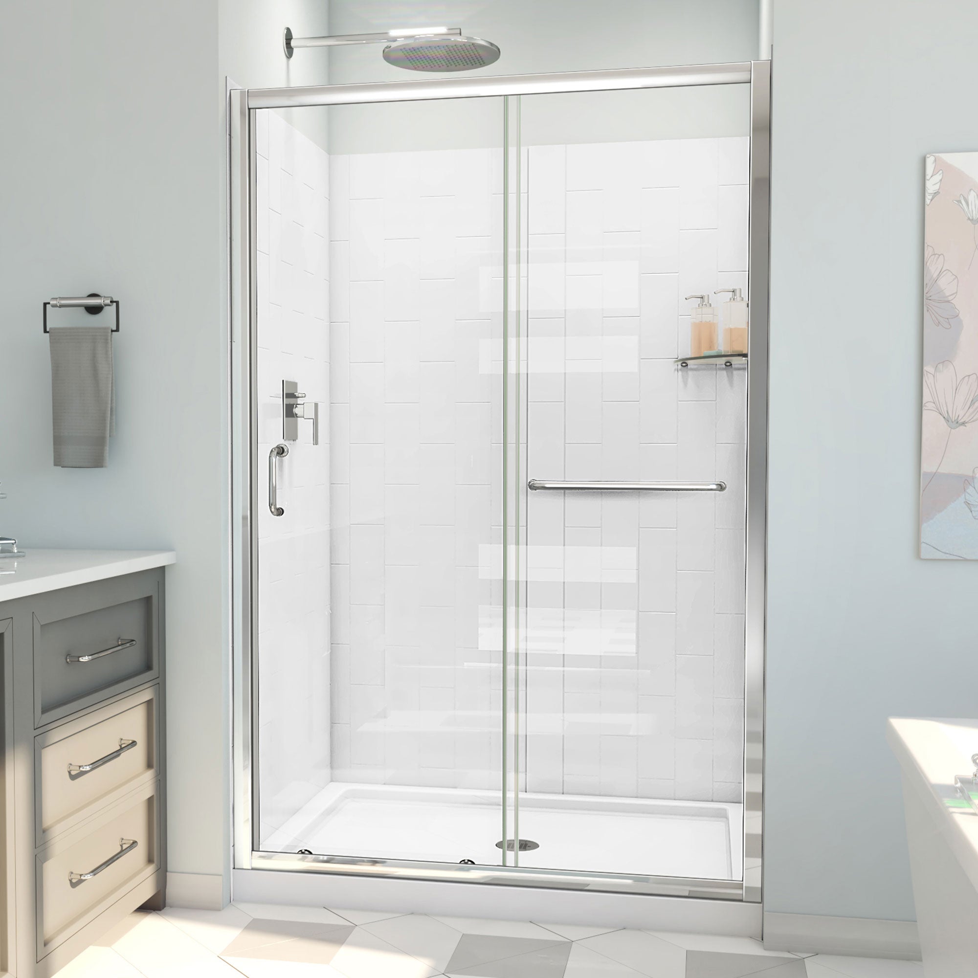 DreamLine Infinity-Z  48" W Shower Door Kit