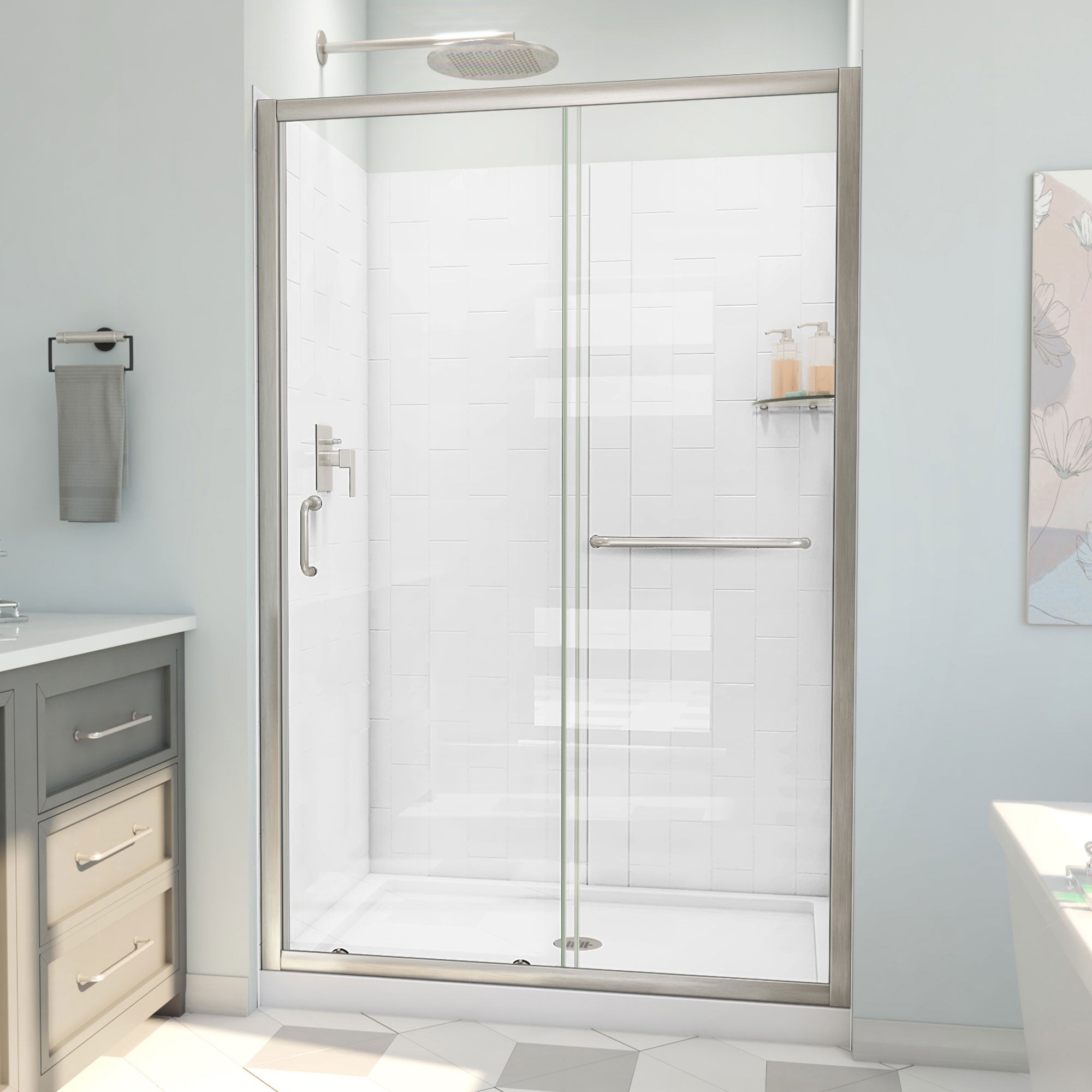DreamLine Infinity-Z  48" W Shower Door Kit