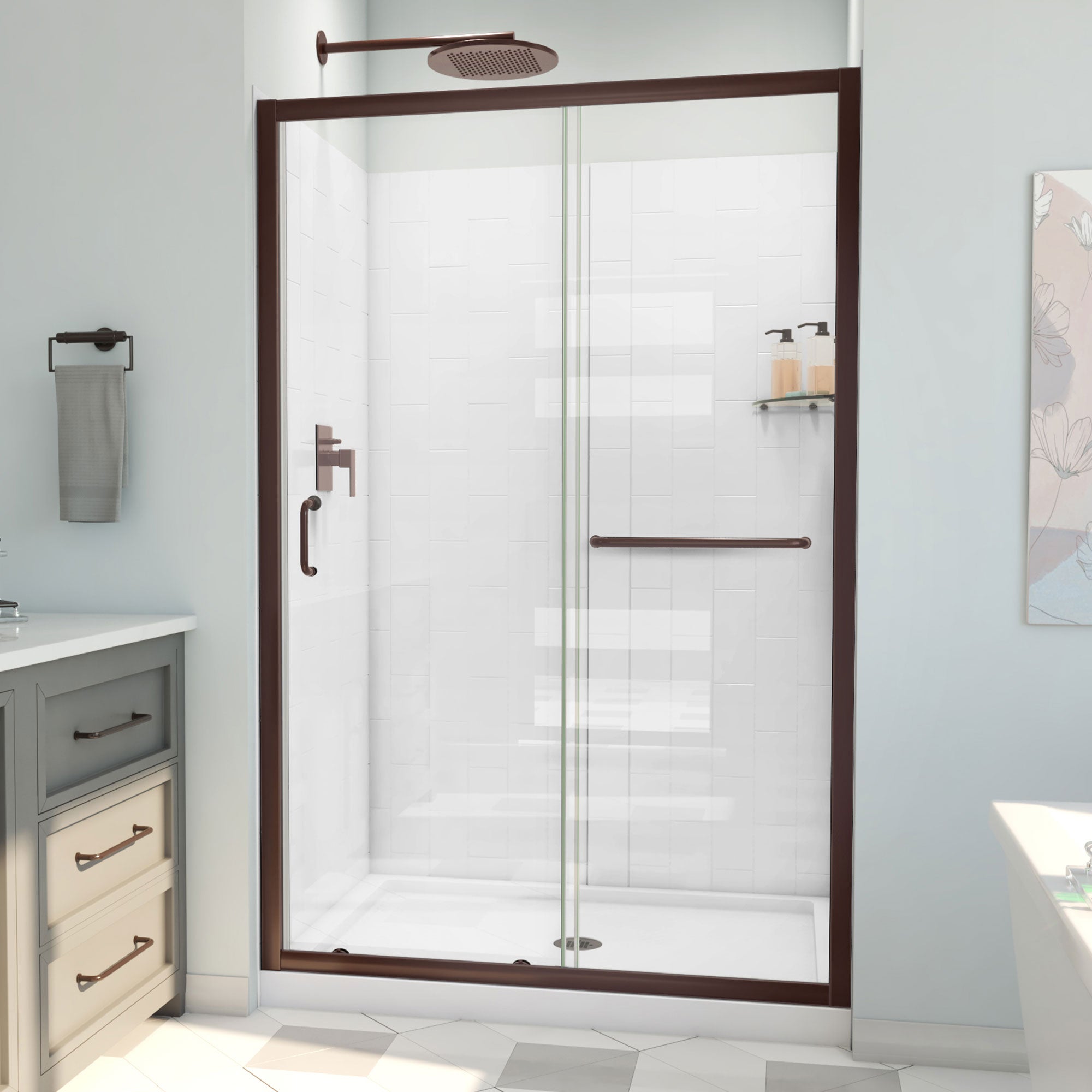 DreamLine Infinity-Z  48" W Shower Door Kit