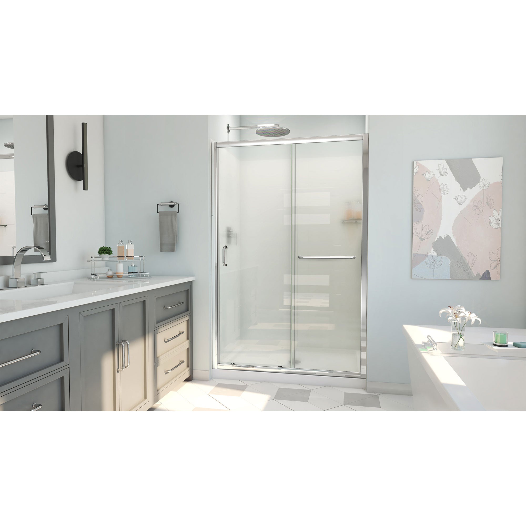 DreamLine Infinity-Z  48" W Shower Door Kit