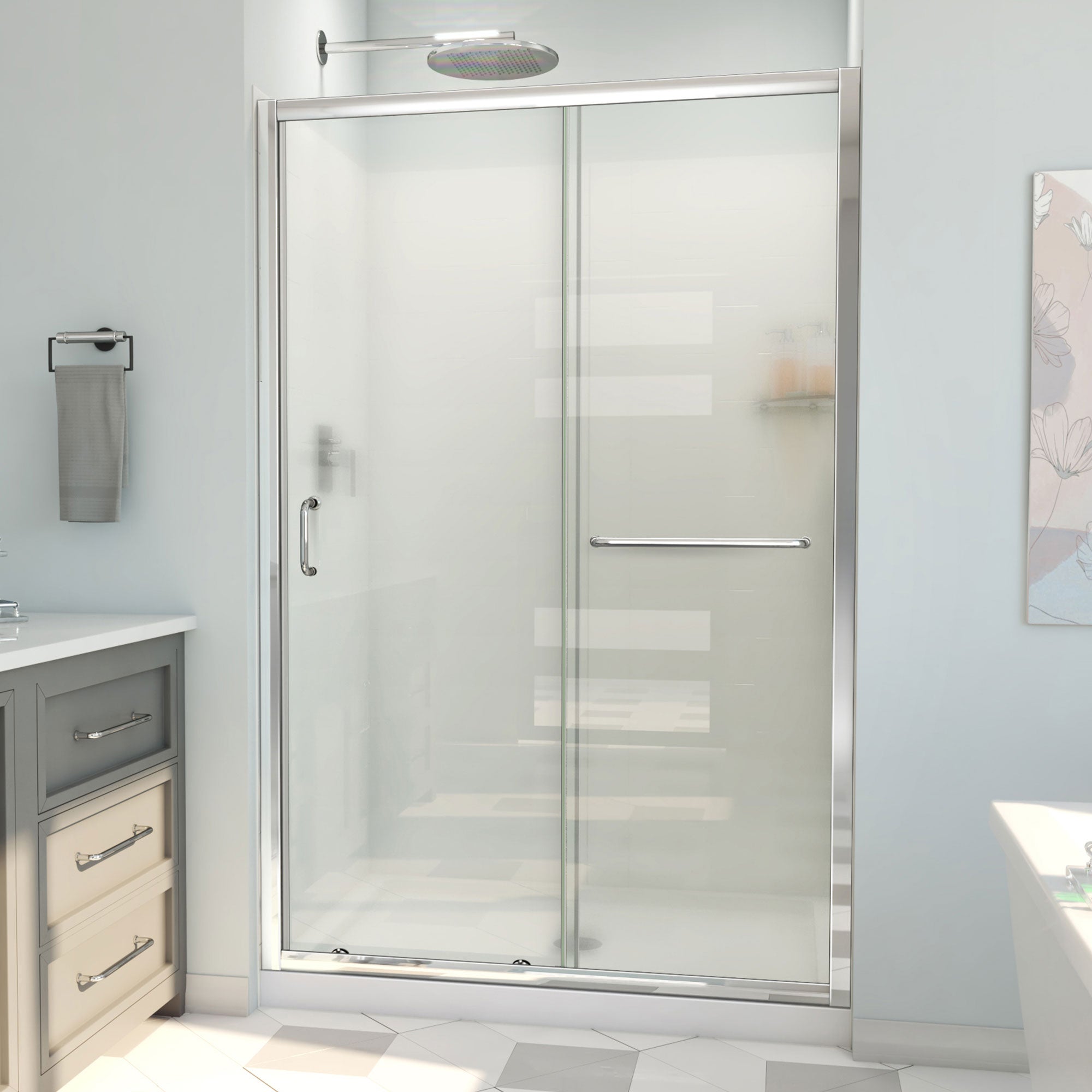 DreamLine Infinity-Z  48" W Shower Door Kit