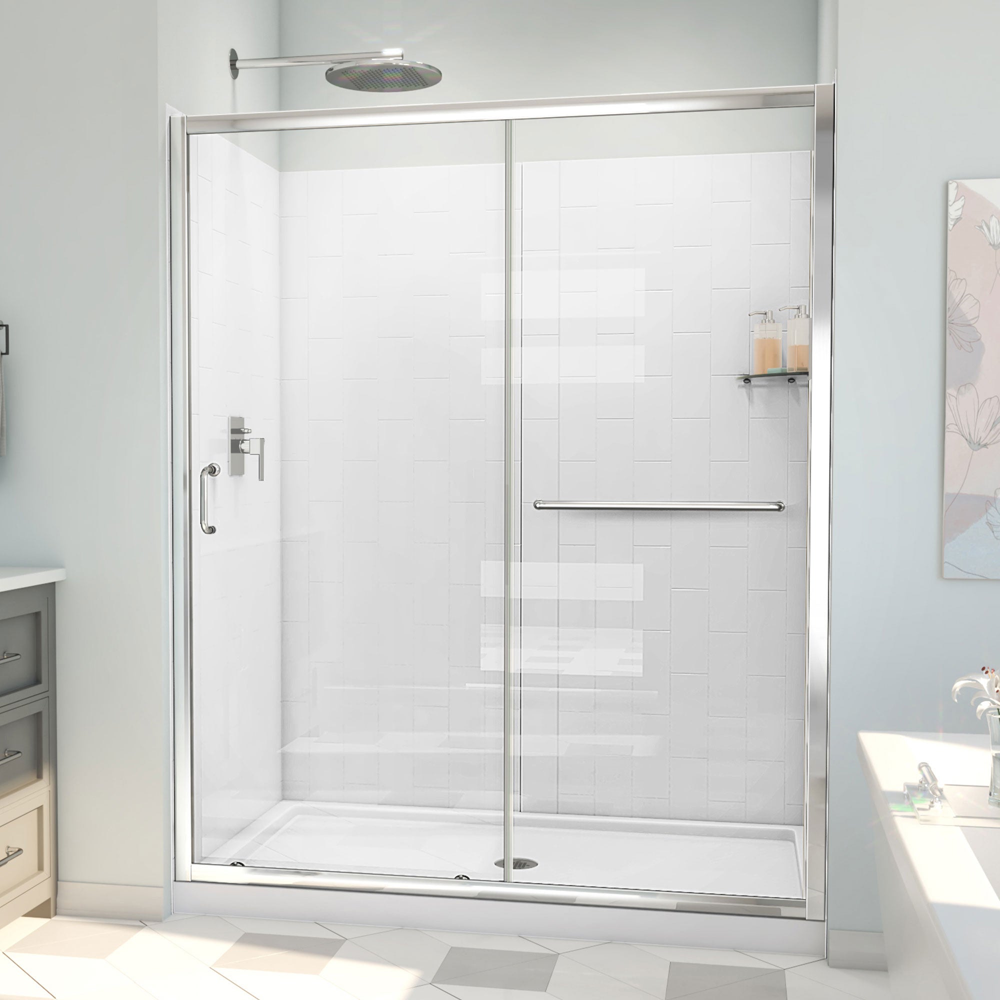 DreamLine Infinity-Z 60" W  Shower Door Kit