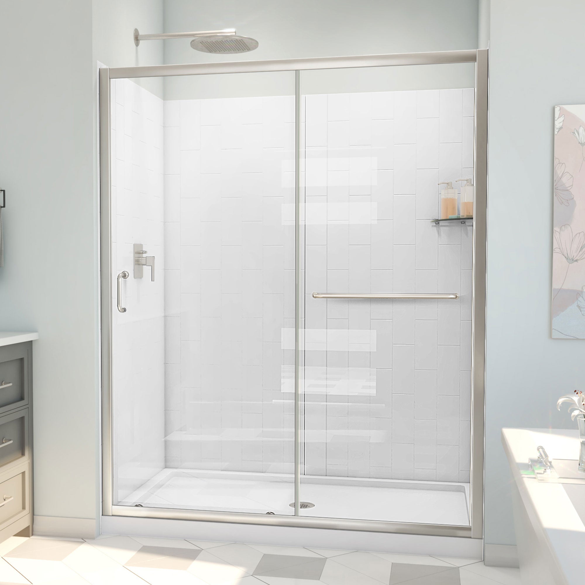 DreamLine Infinity-Z 60" W  Shower Door Kit