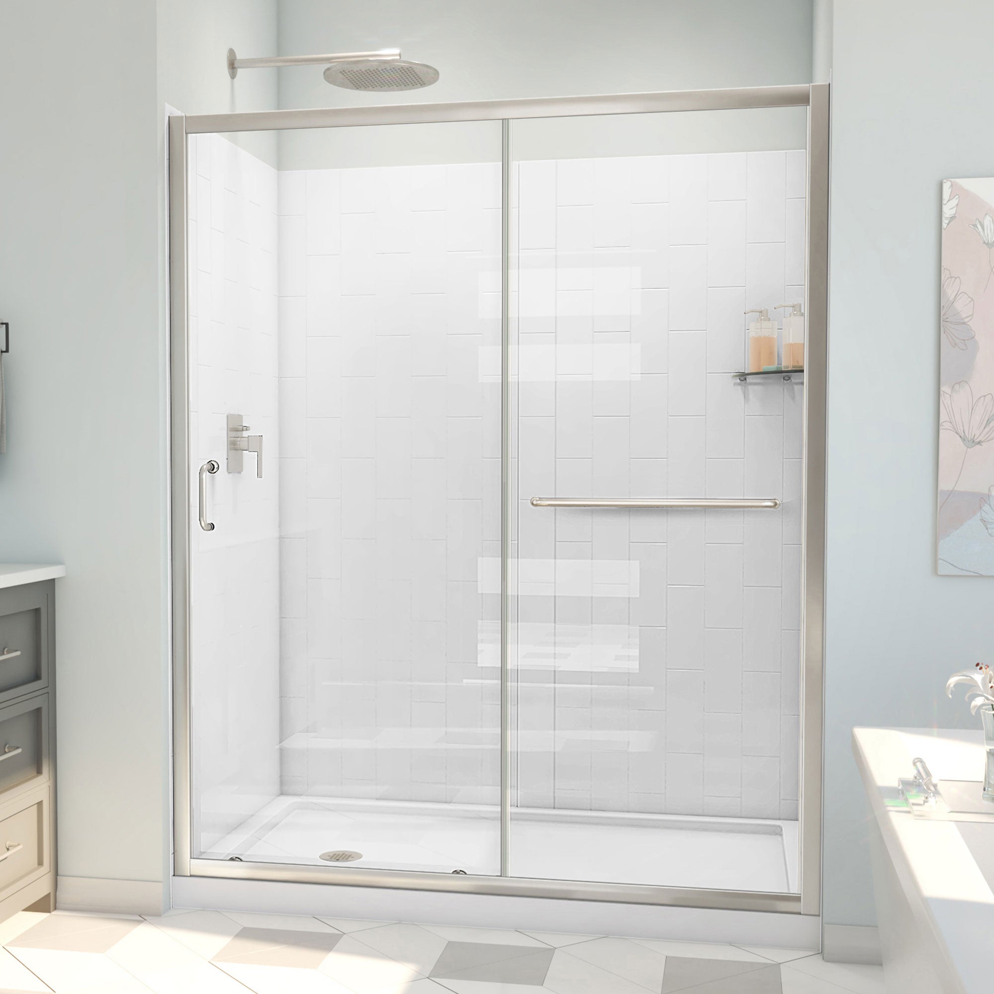 DreamLine Infinity-Z 60" W  Shower Door Kit