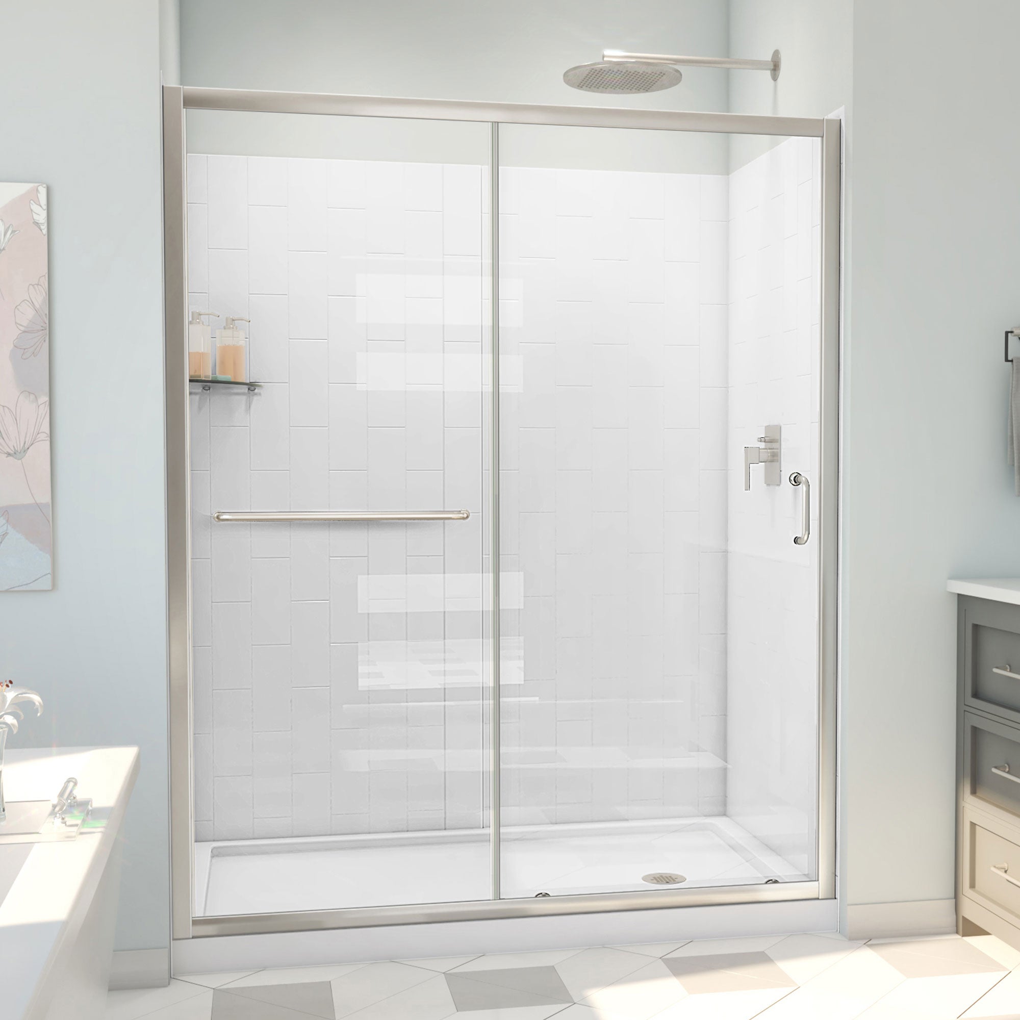DreamLine Infinity-Z  60" W Shower Door Kit