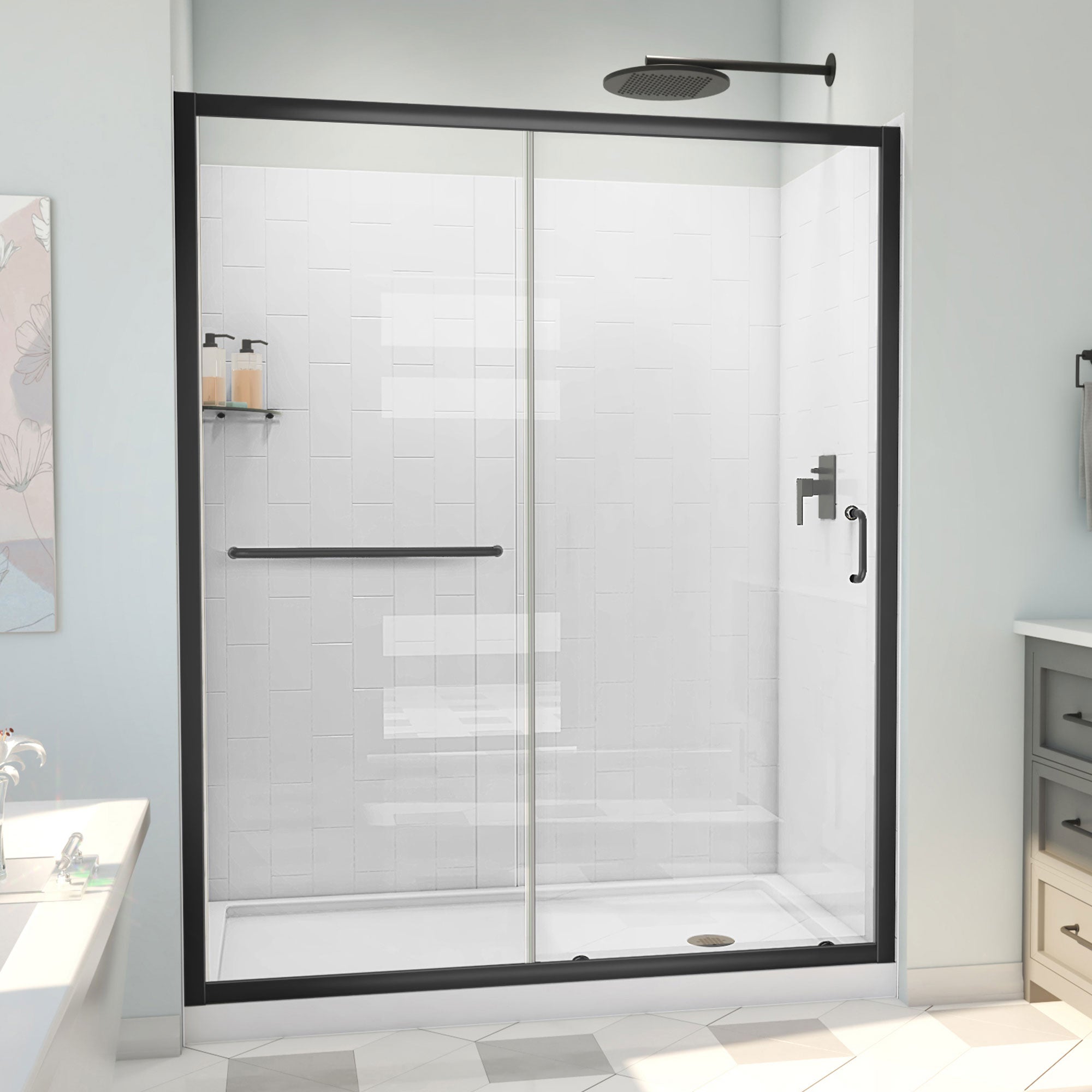 DreamLine Infinity-Z  60" W Shower Door Kit