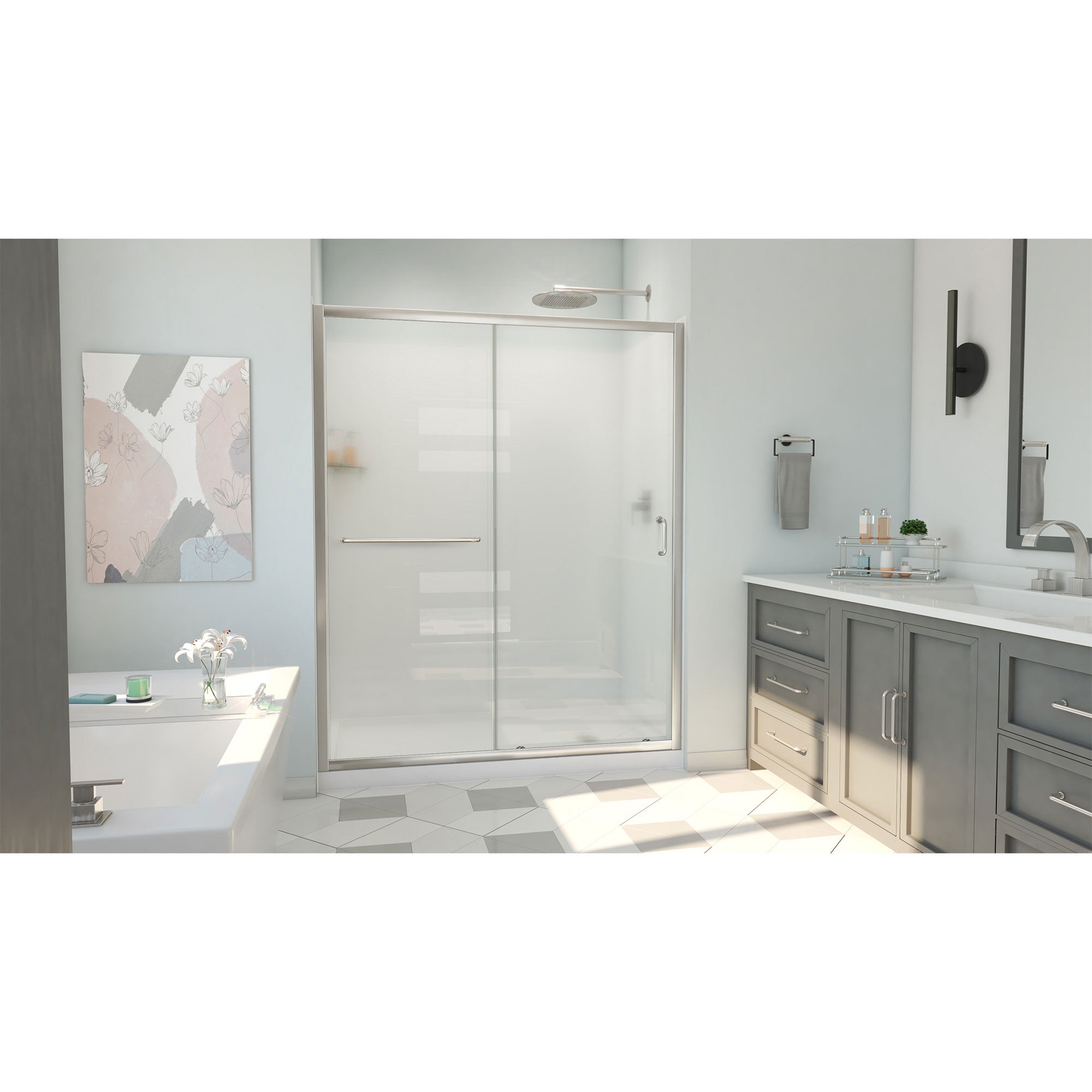 DreamLine Infinity-Z 60" W  Shower Door Kit