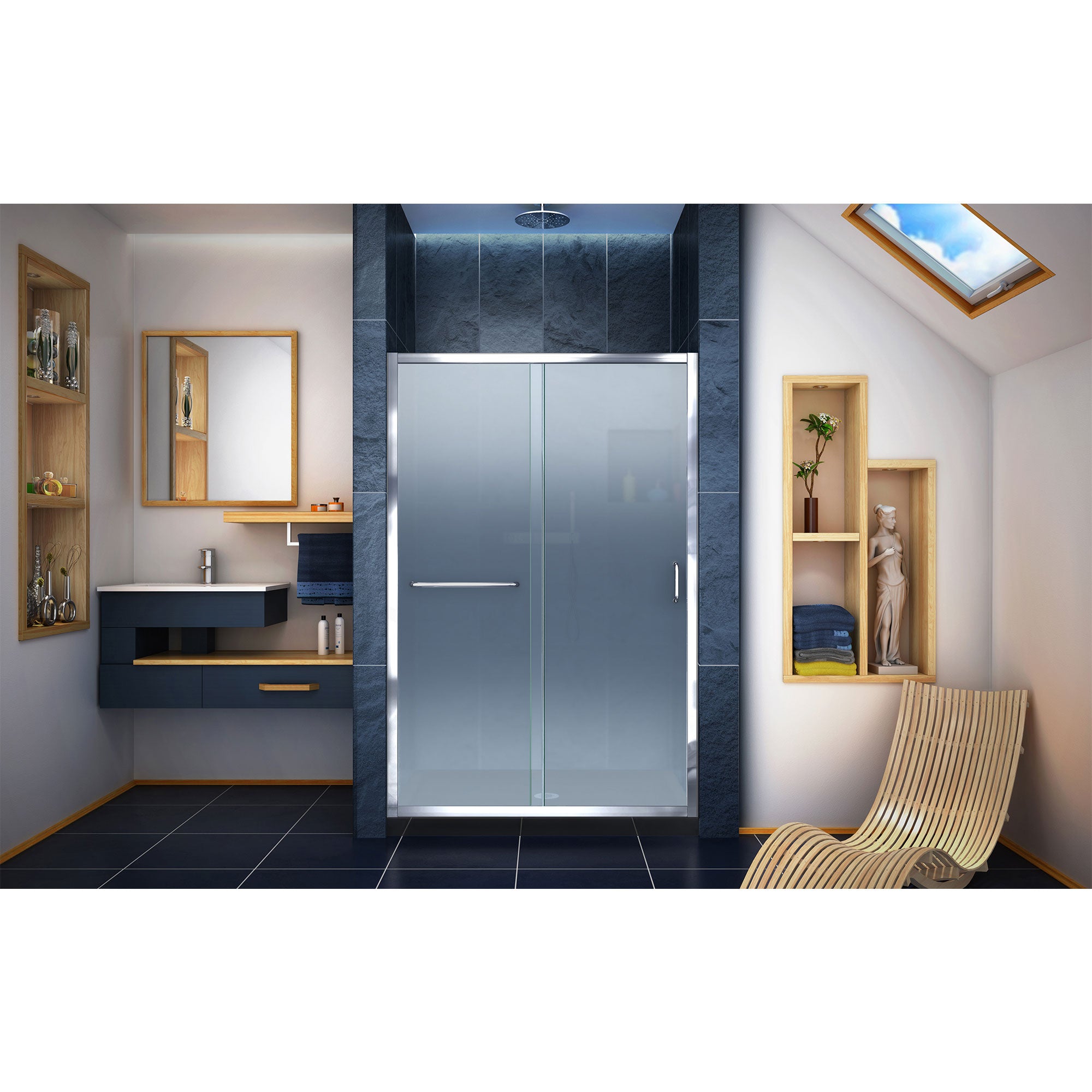 DreamLine Infinity-Z 48" W Shower Door and Base