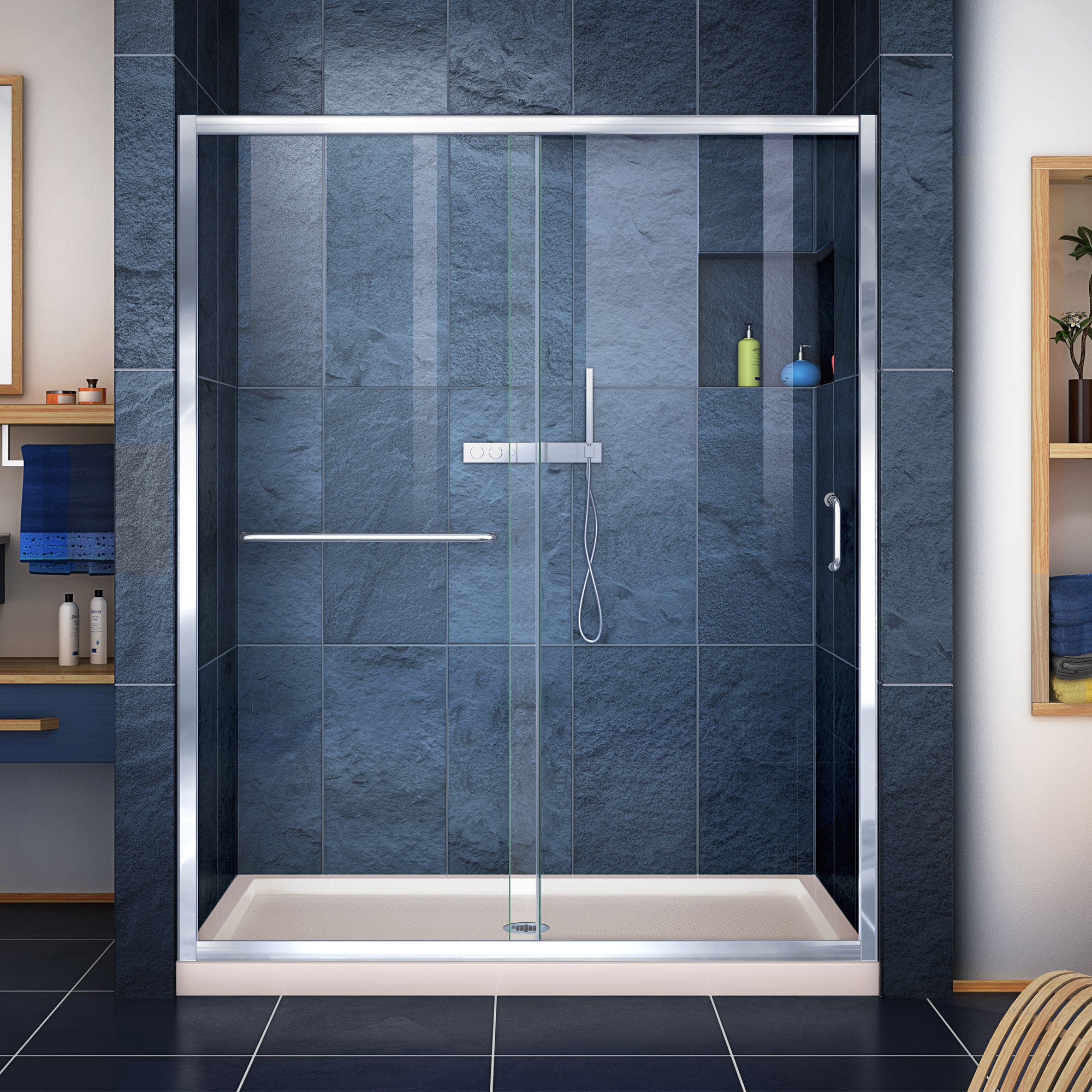 DreamLine Infinity-Z 60" W Shower Door and Base