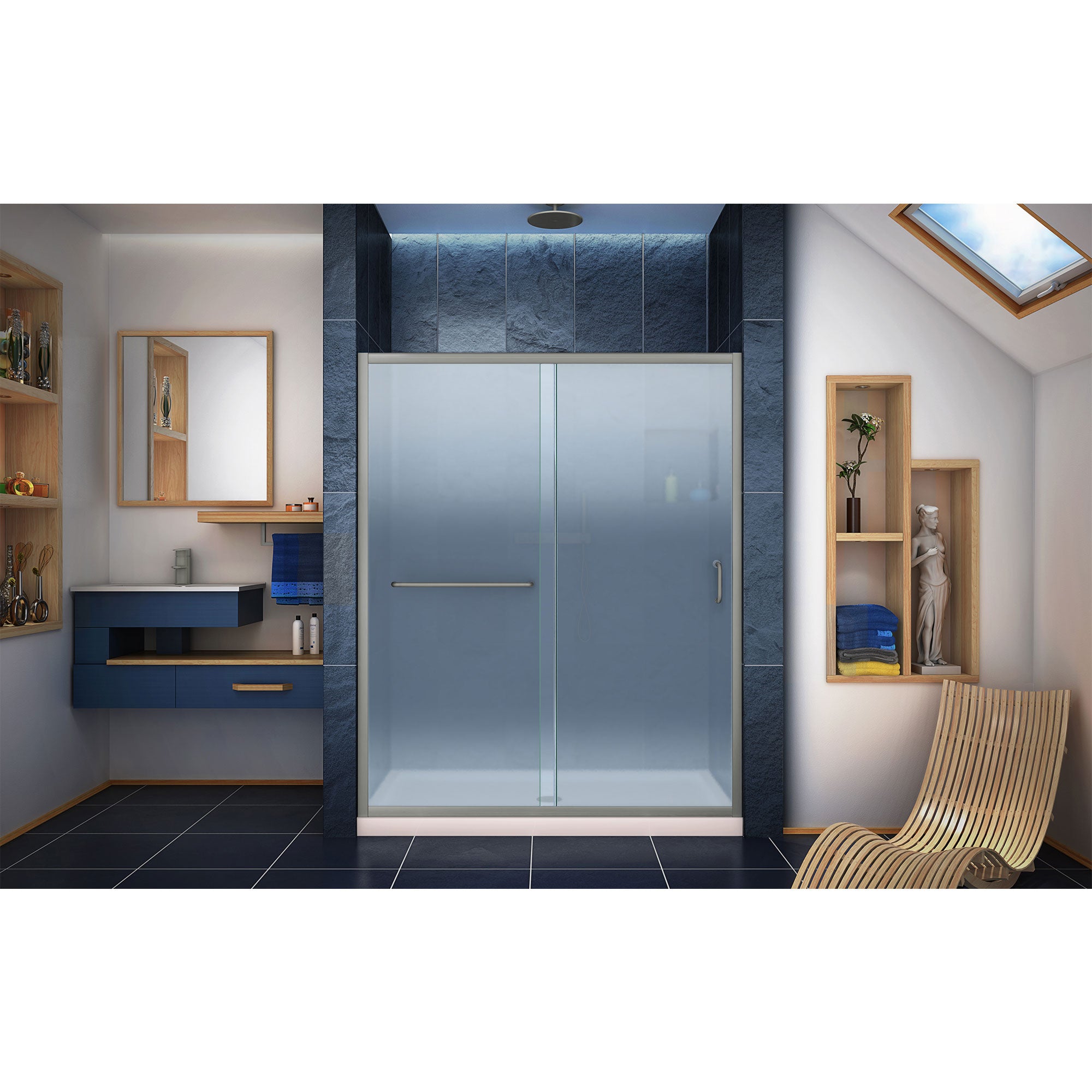 DreamLine Infinity-Z 60" W Shower Door and Base