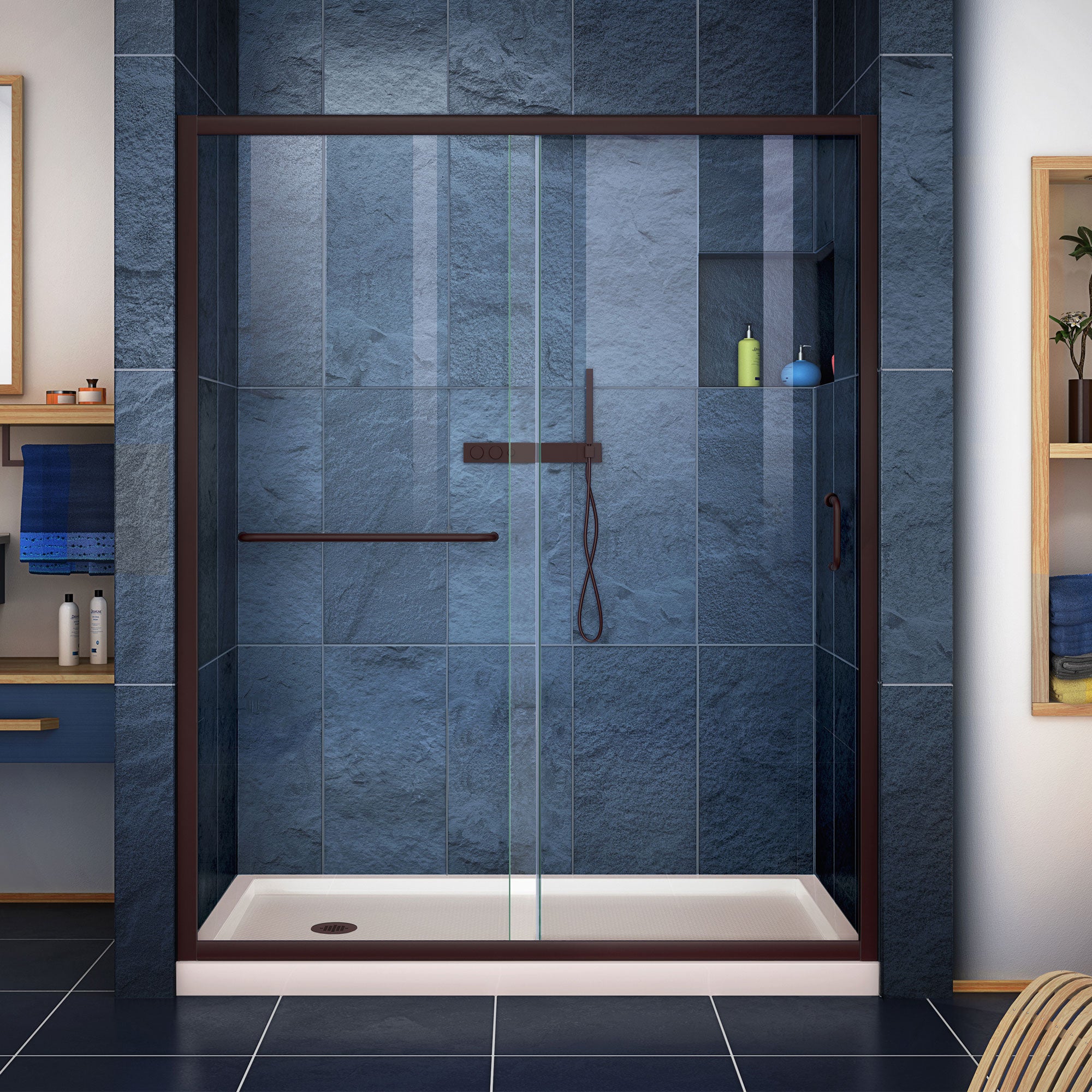 DreamLine Infinity-Z 60" W Shower Door and Base