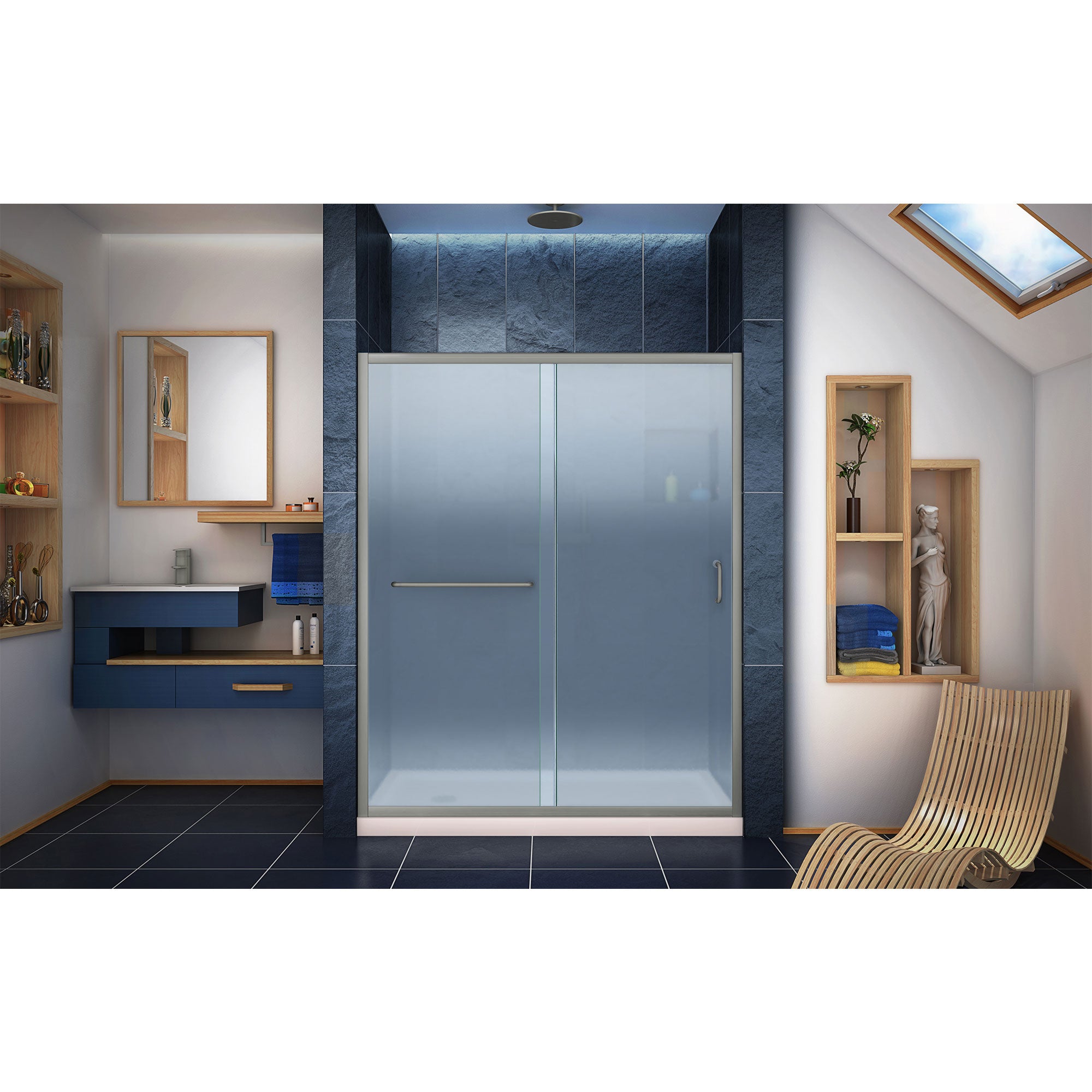 DreamLine Infinity-Z 60" W Shower Door and Base