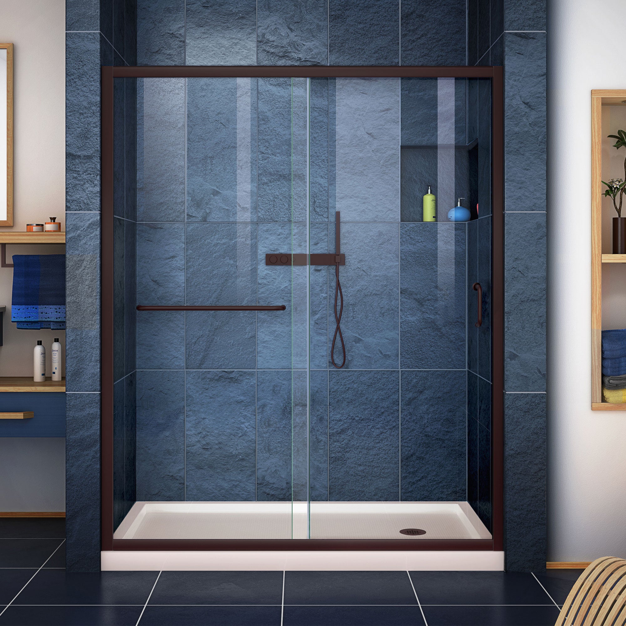 DreamLine Infinity-Z 60" W Shower Door and Base