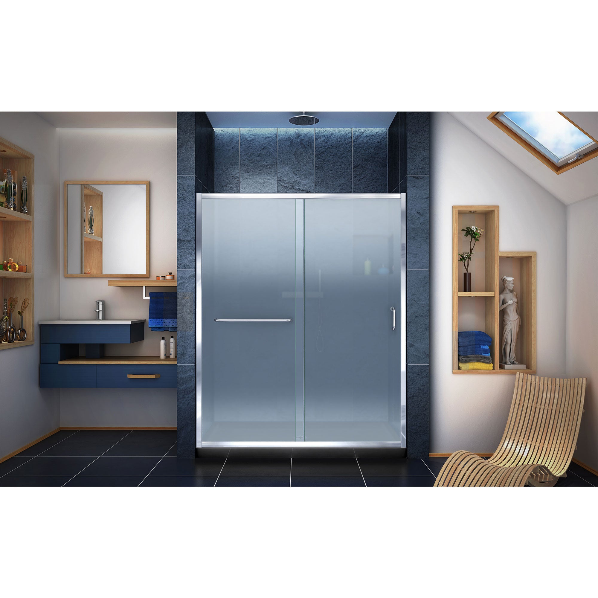 DreamLine Infinity-Z 60" W Shower Door and Base