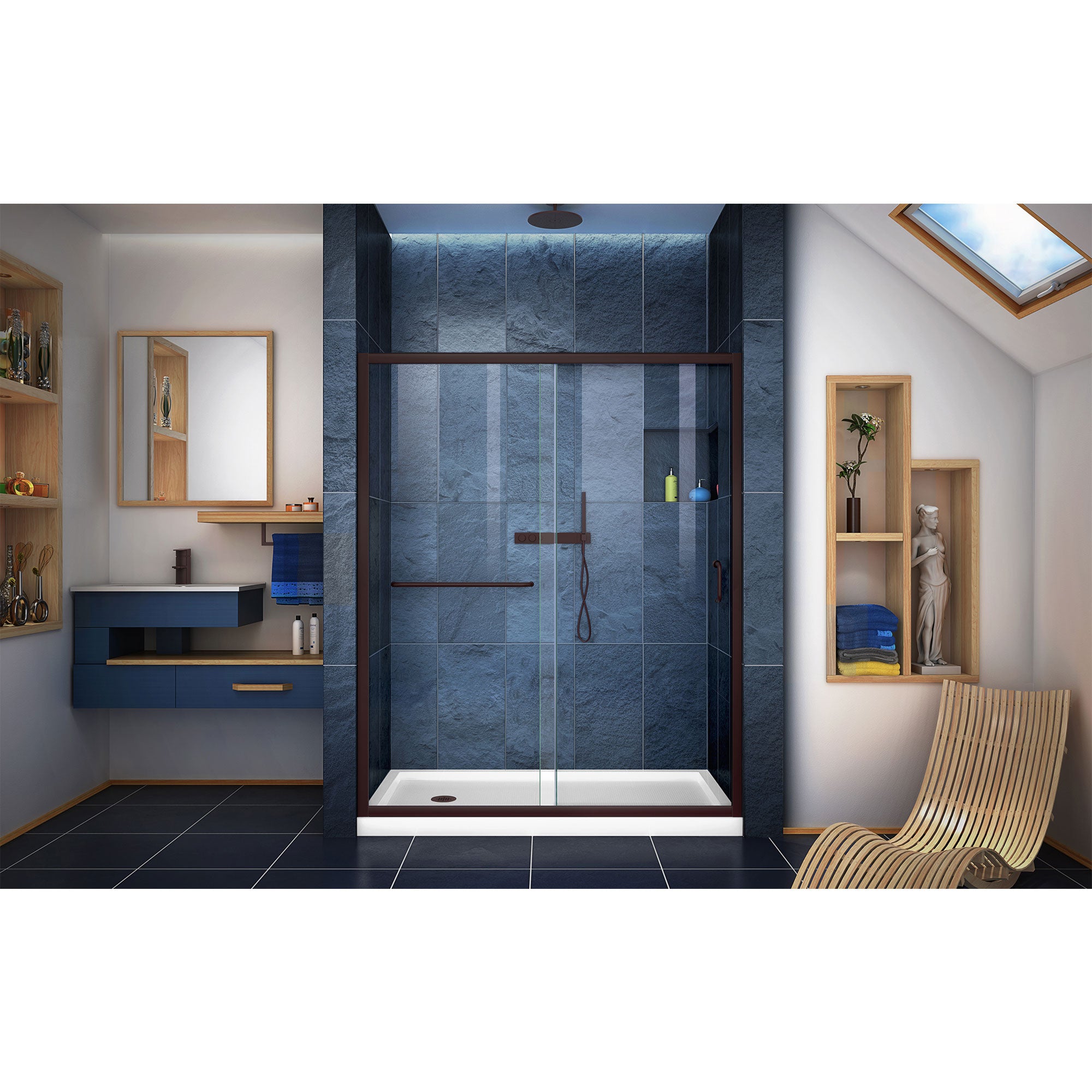 DreamLine Infinity-Z 60" W Shower Door and Base
