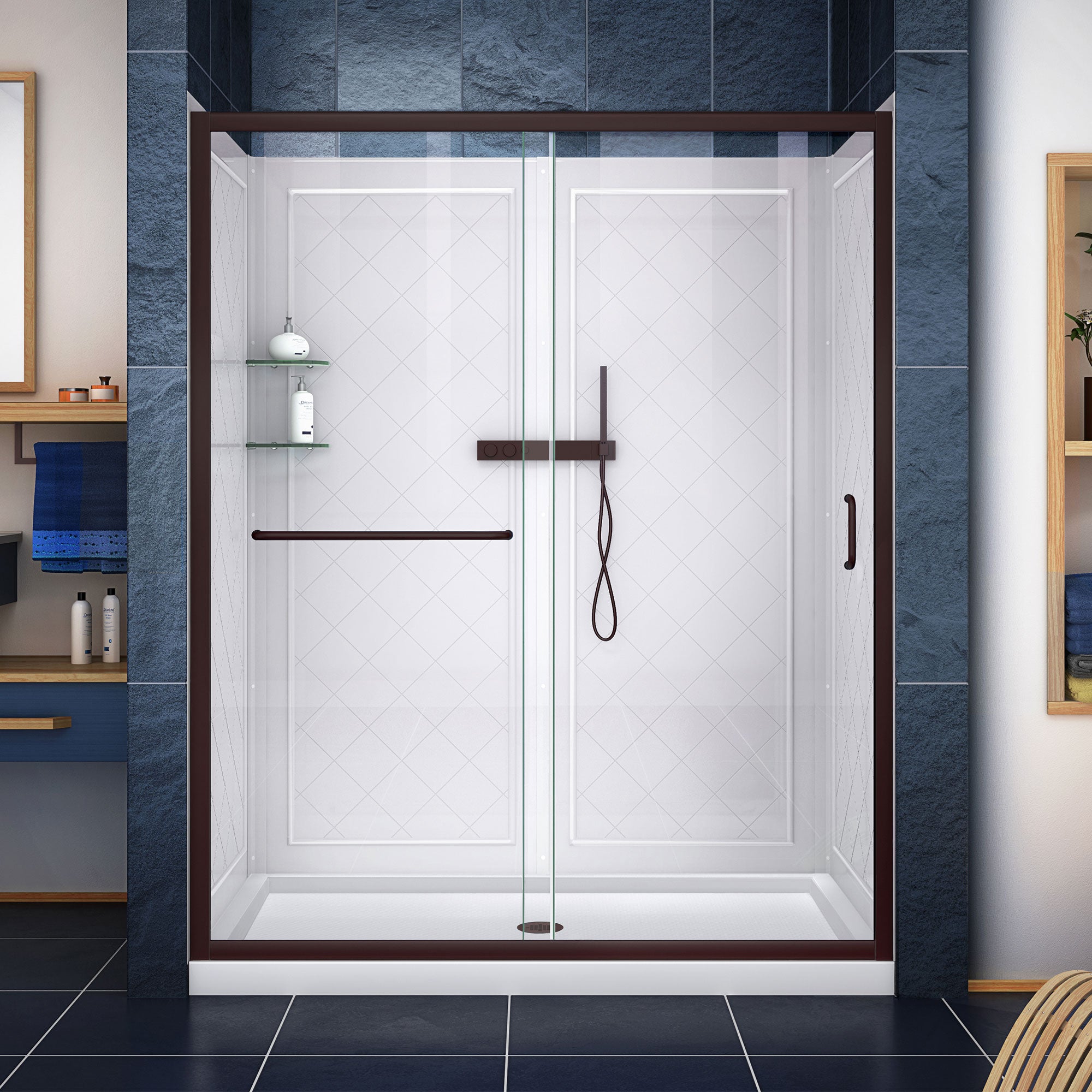 DreamLine Infinity-Z 48" W Shower Door Kit