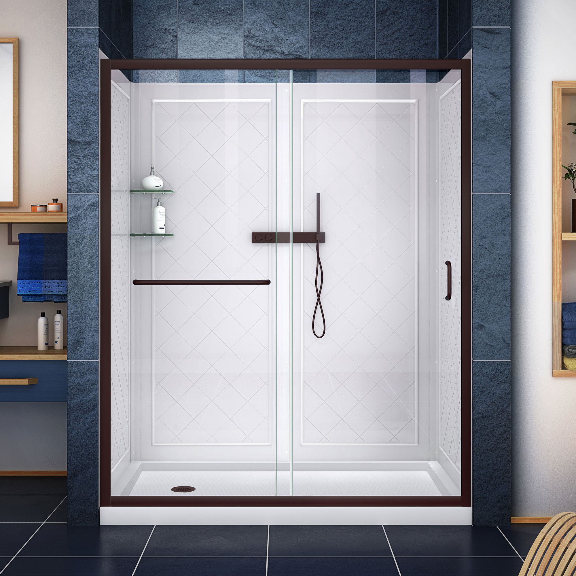 DreamLine Infinity-Z 60" W Shower Door Kit