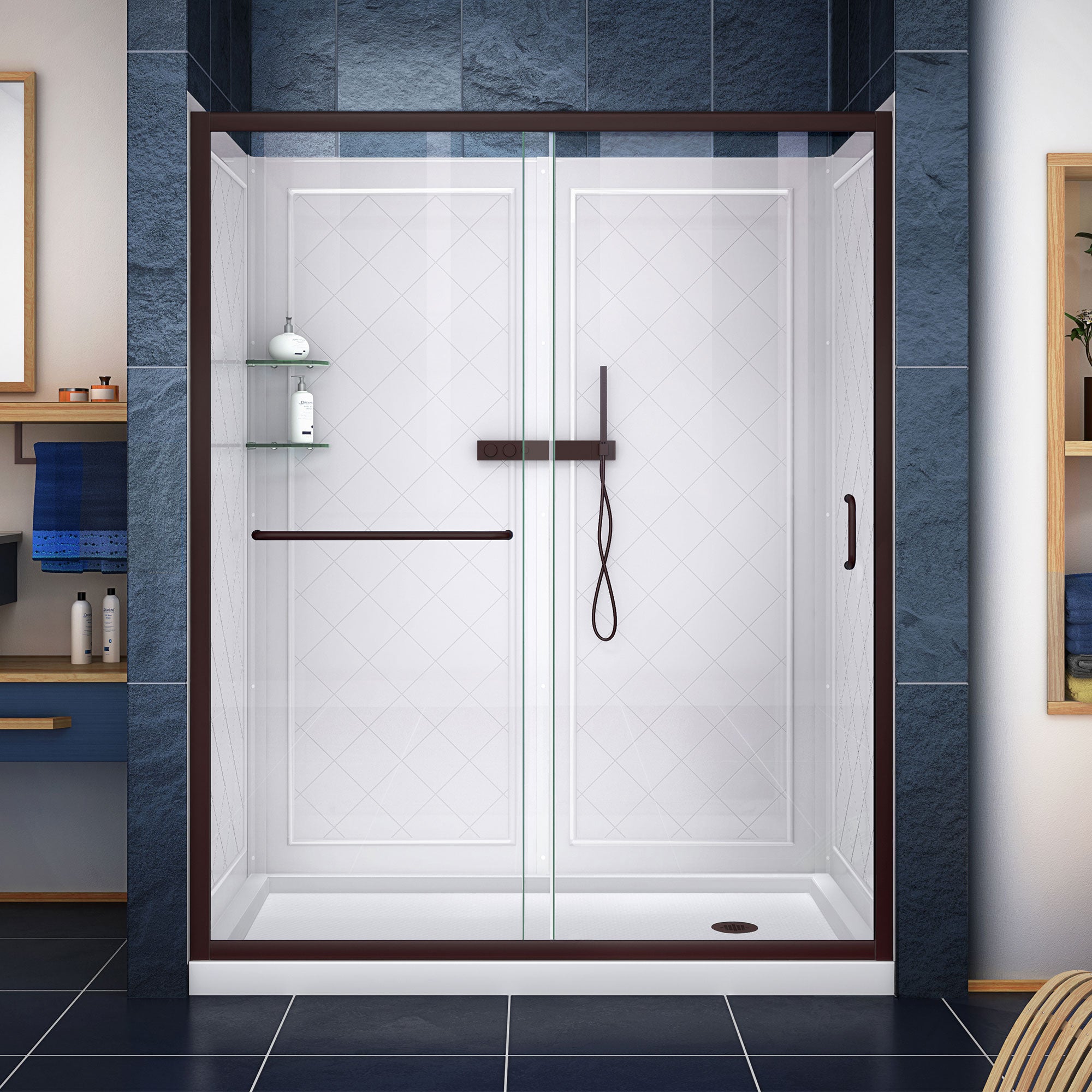 DreamLine Infinity-Z 60" W Shower Door Kit