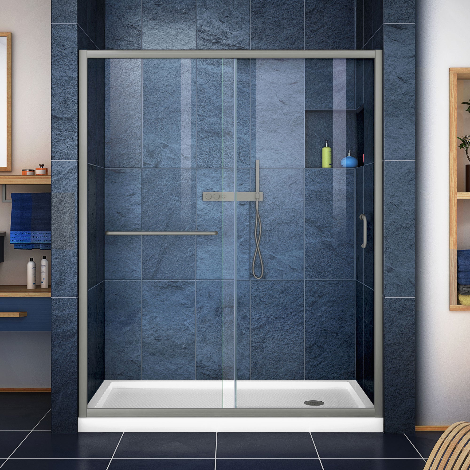 DreamLine Infinity-Z 60" W Shower Door and Base
