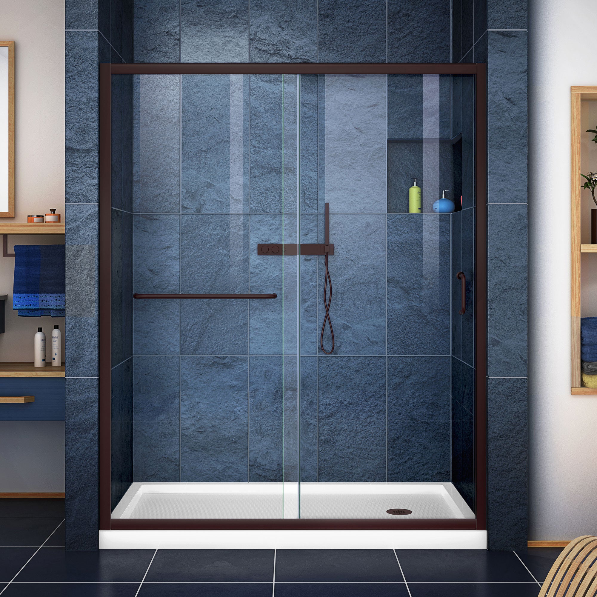 DreamLine Infinity-Z 60" W Shower Door and Base