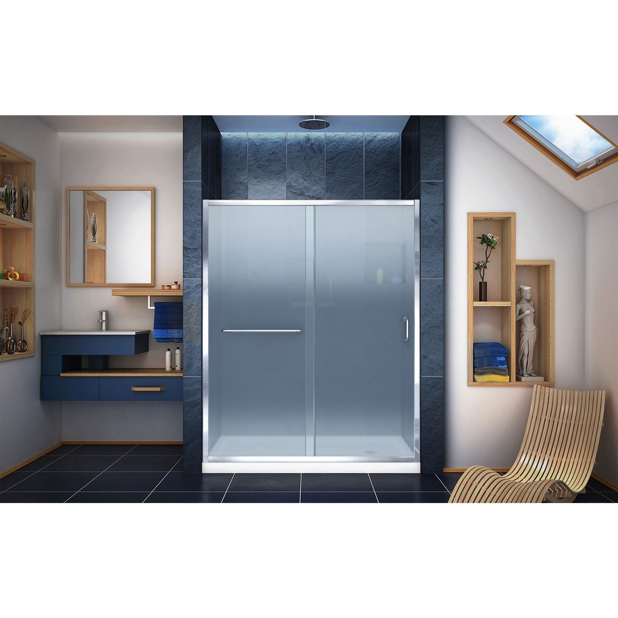 DreamLine Infinity-Z 60" W Shower Door and Base