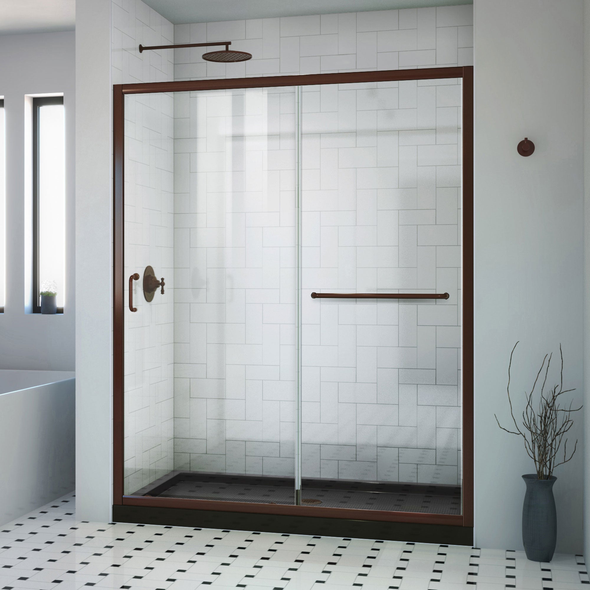 DreamLine Infinity-Z 48" W Shower Door and Base