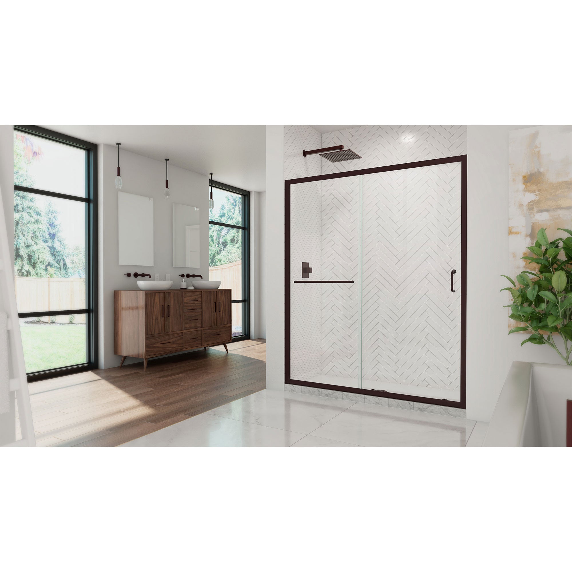 DreamLine Infinity-Z 50-54" W Shower Door