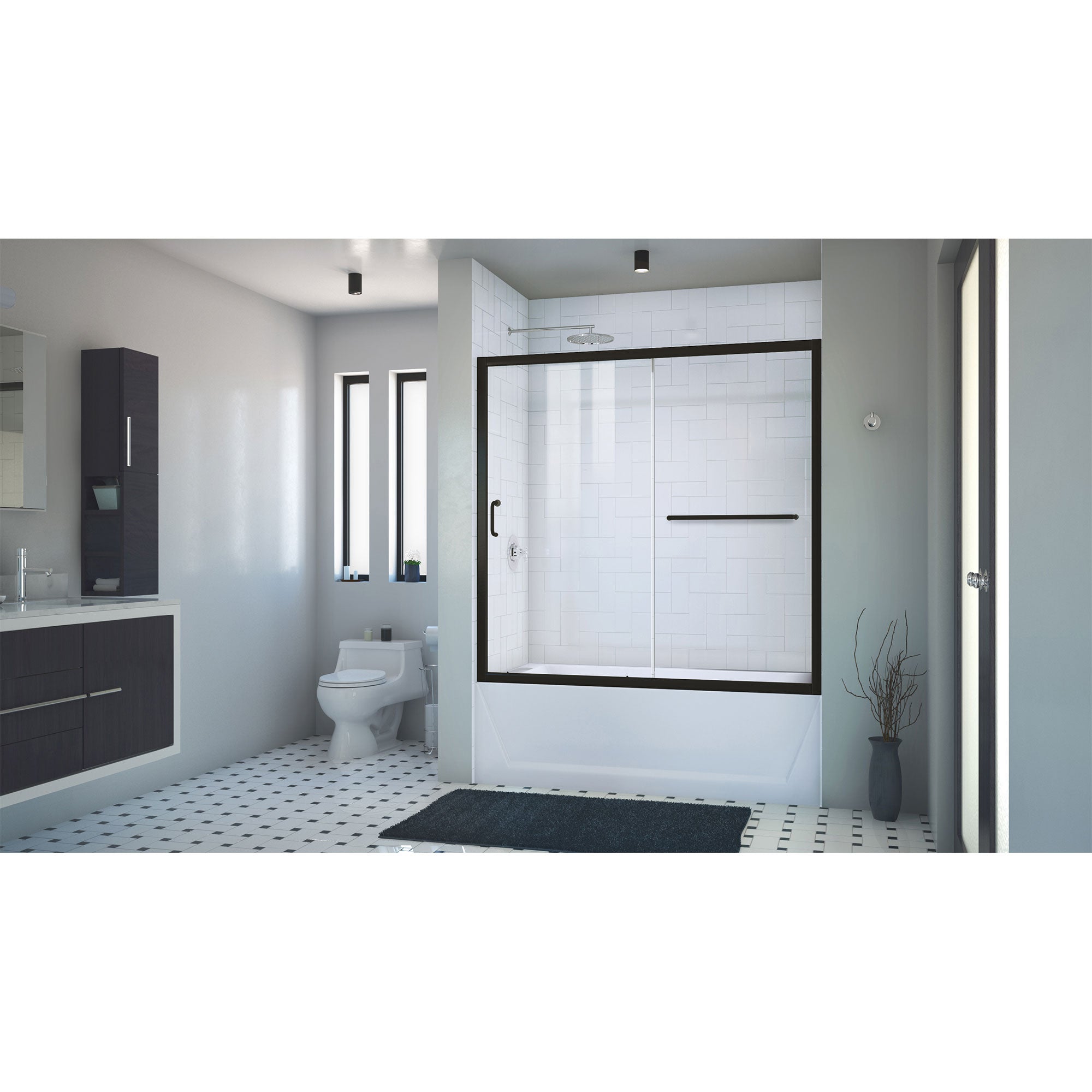 DreamLine Infinity-Z 56-60" W Sliding Tub Door