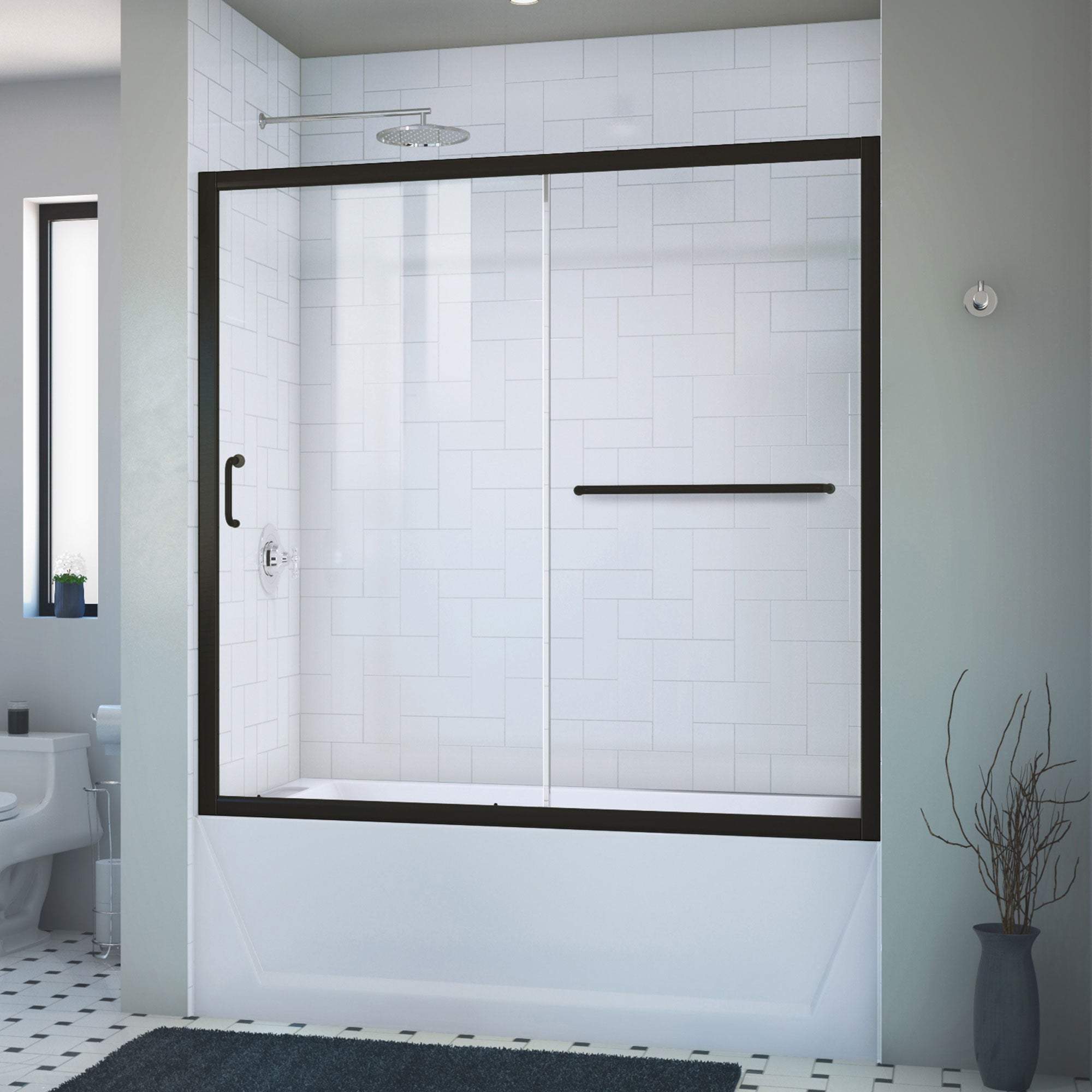DreamLine Infinity-Z 56-60" W Sliding Tub Door